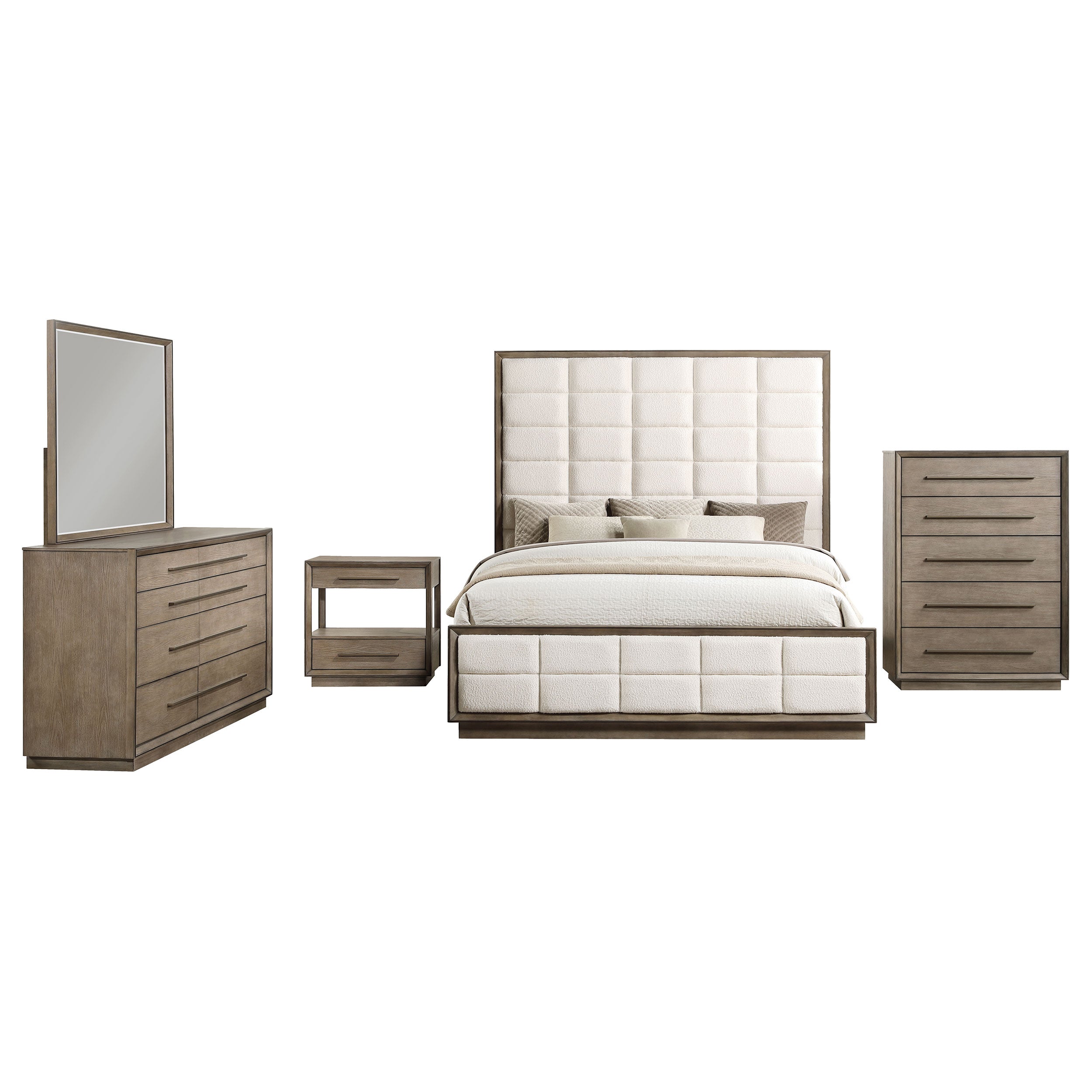 Durango  California King Bedroom Set Peppercorn