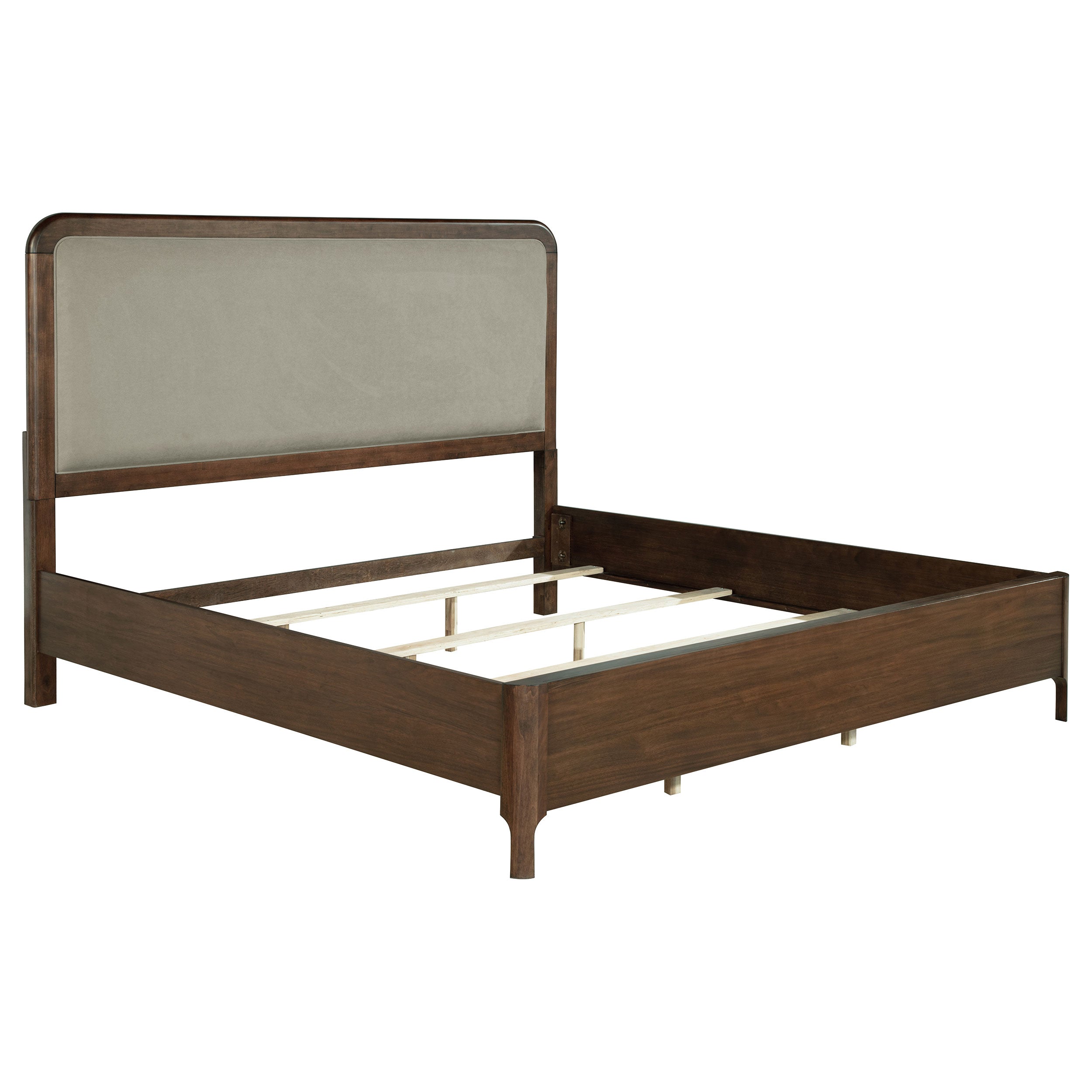 Maderia  California King Bedroom Set Walnut