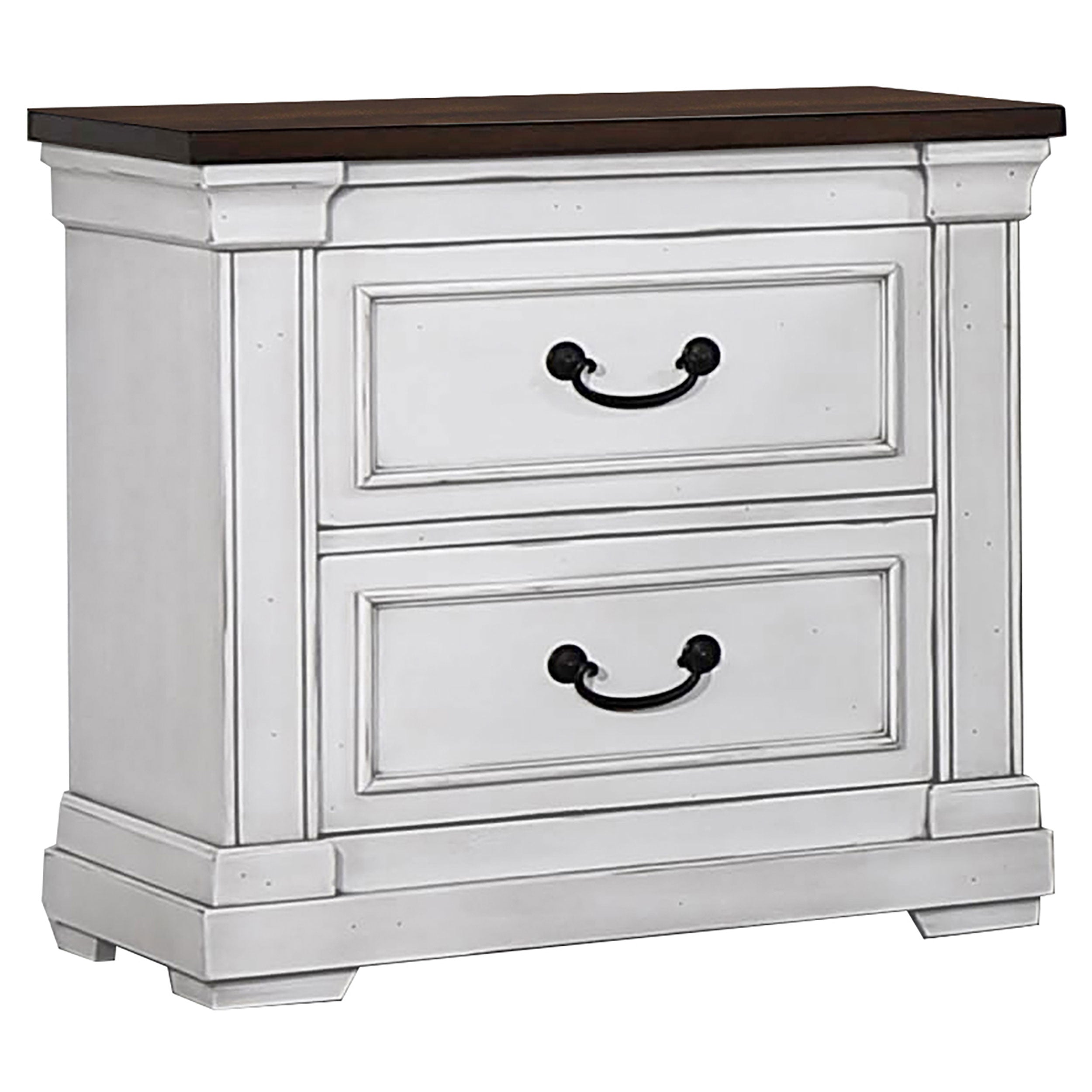 Hillcrest   Bedroom Set Distressed White
