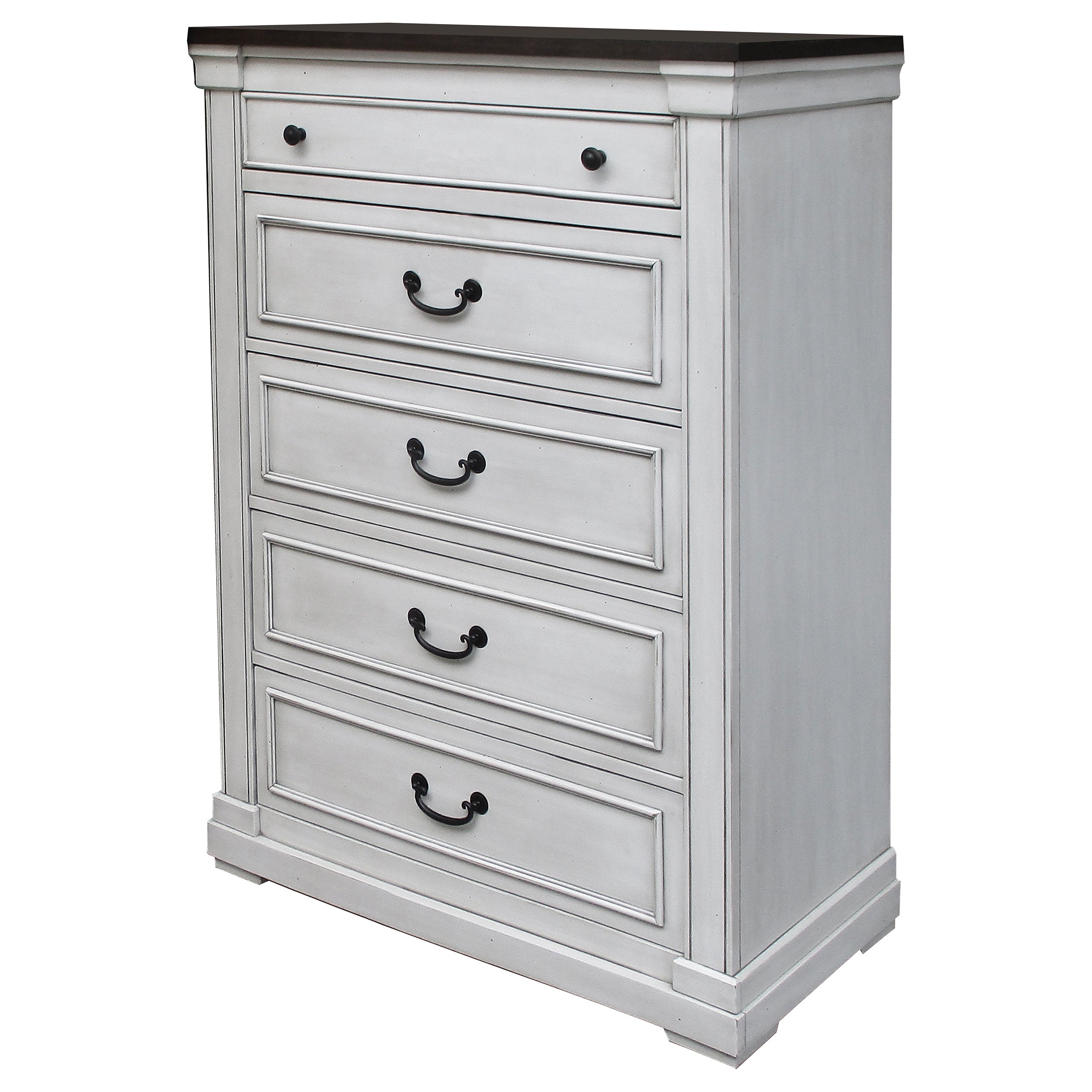 Hillcrest   Bedroom Set Distressed White