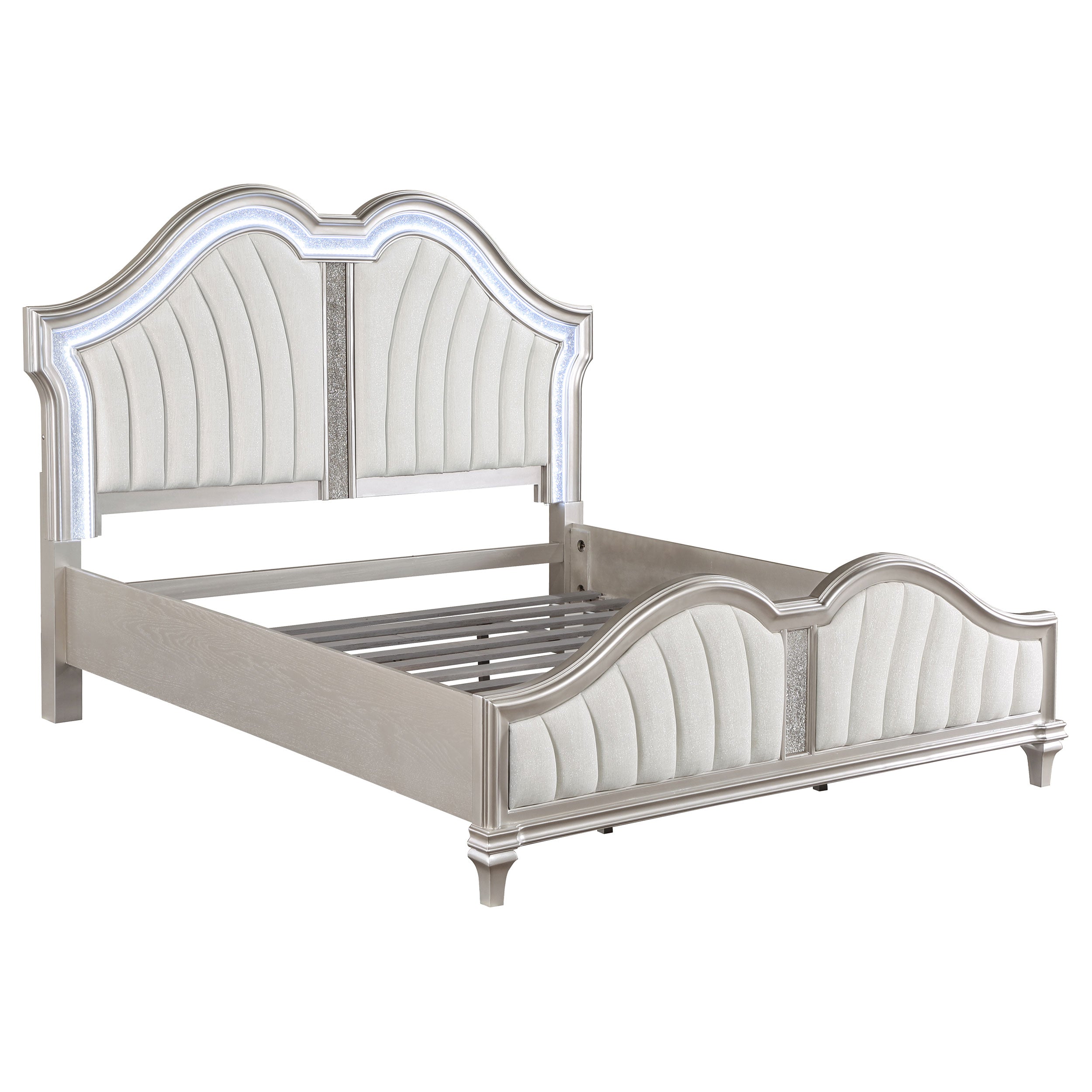 Evangeline  California King Bedroom Set Silver Oak