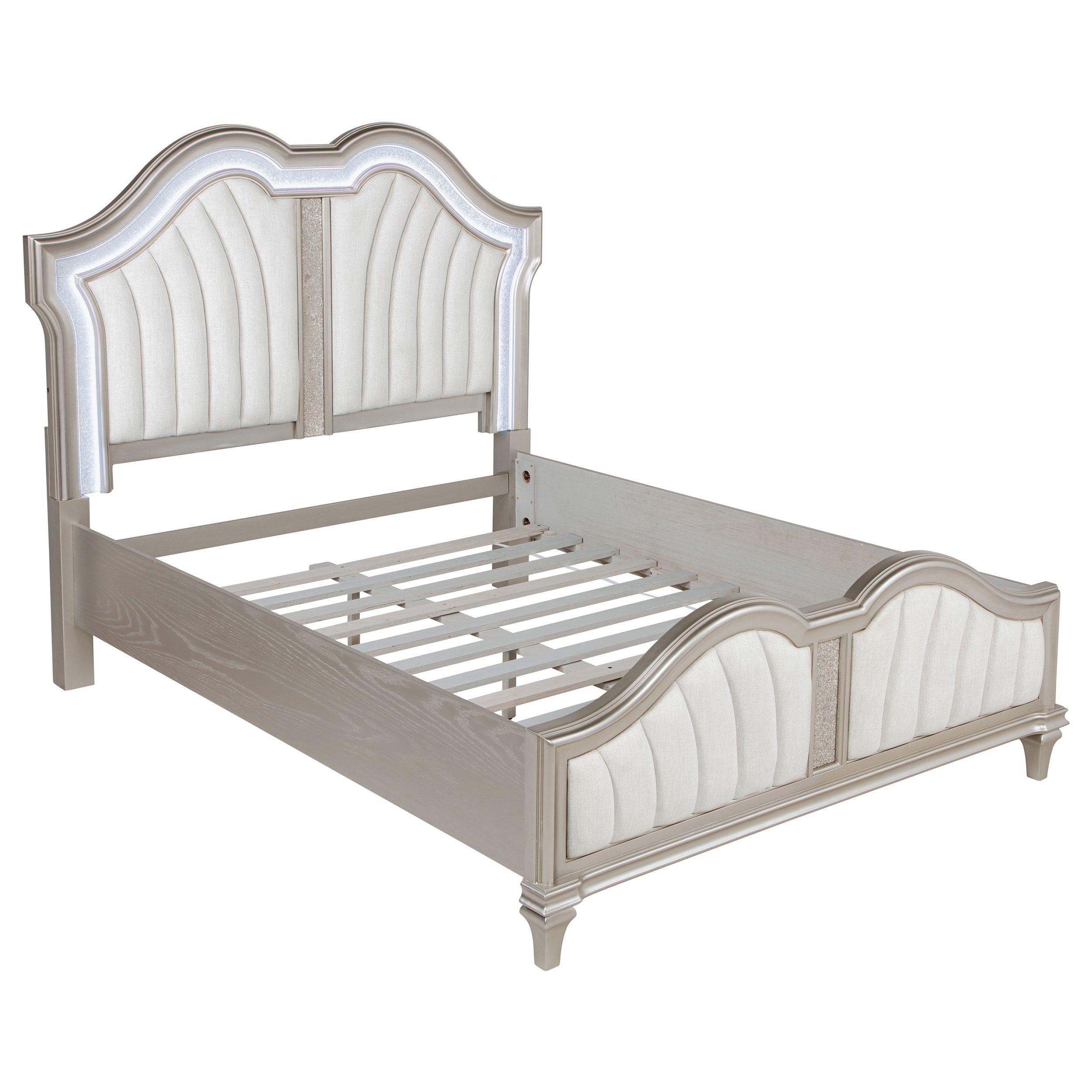 Evangeline  California King Bedroom Set Silver Oak