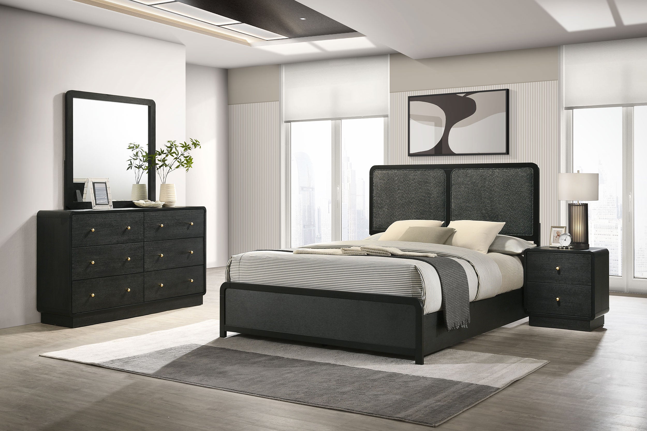 Cavelle   Bedroom Set Black