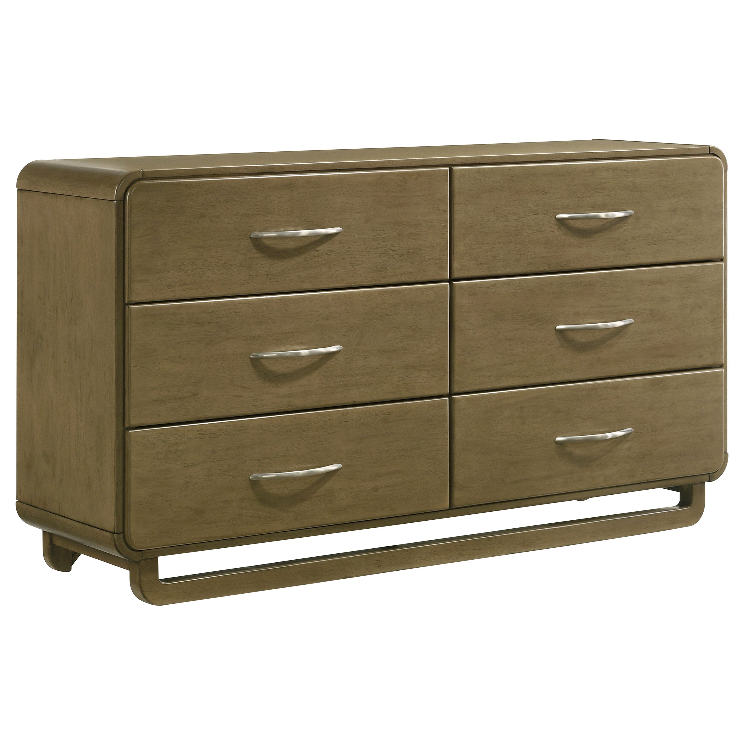 Amsbury 6-drawer Dresser and Mirror Nutmeg