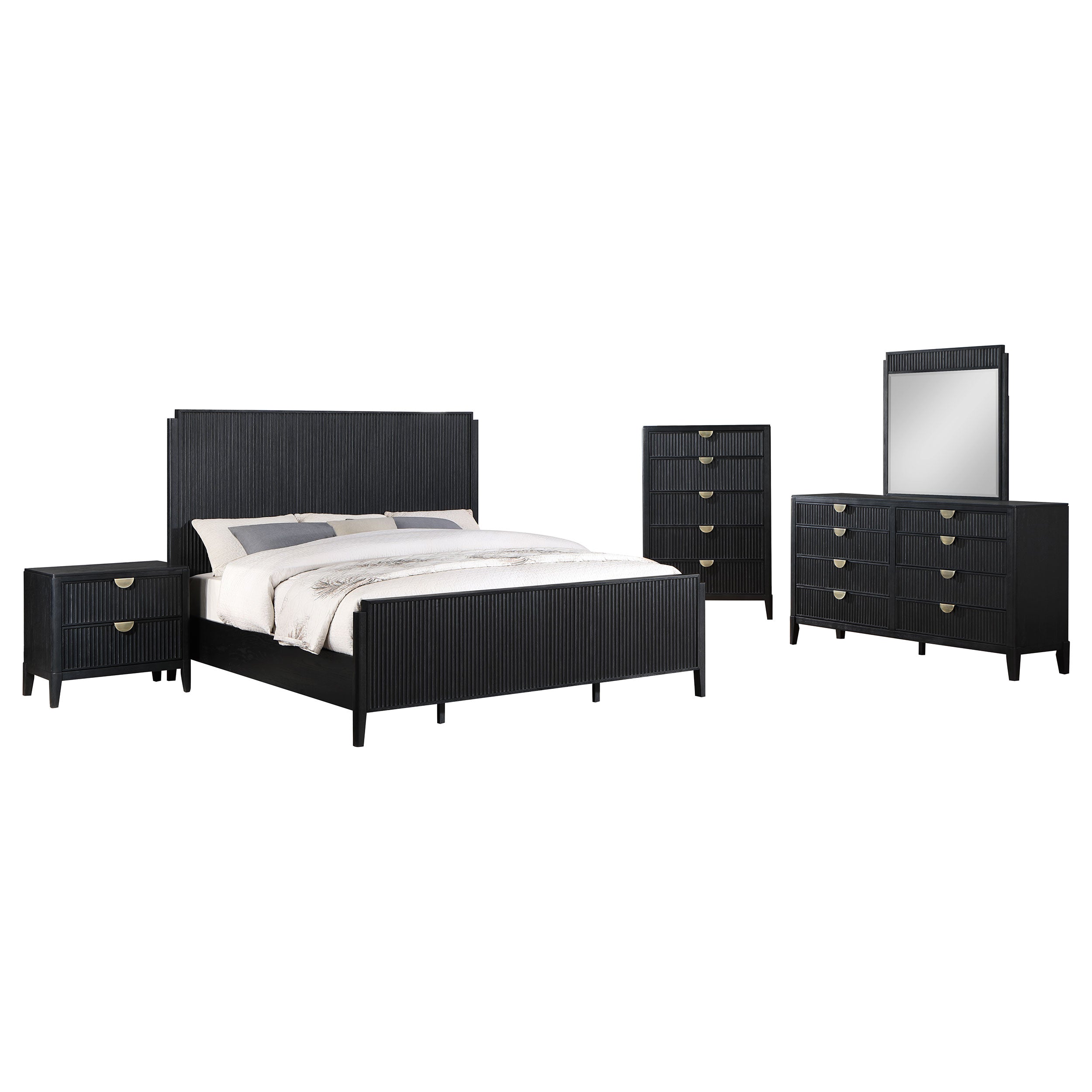 Brookmead  California King Bedroom Set Black