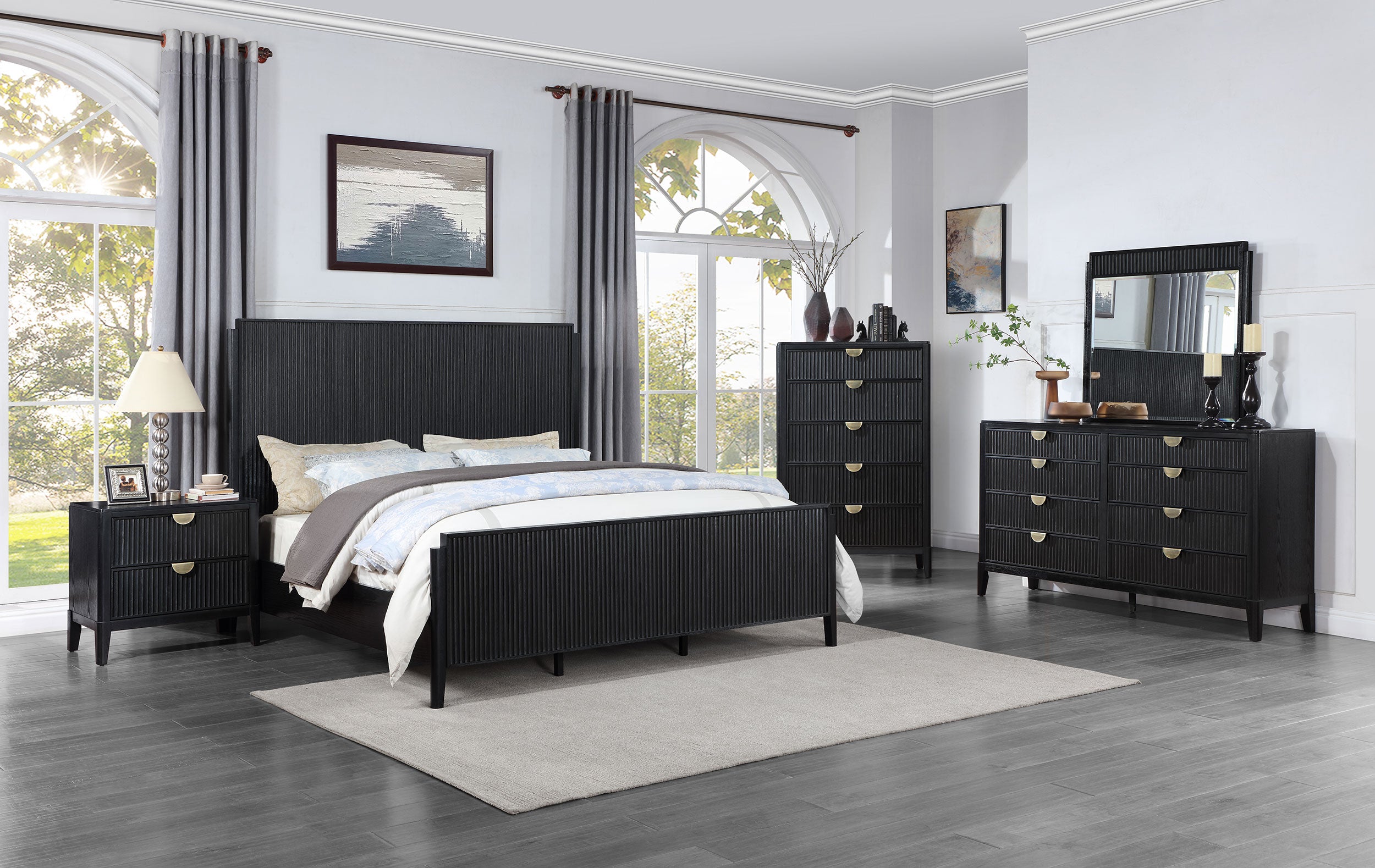 Brookmead  California King Bedroom Set Black
