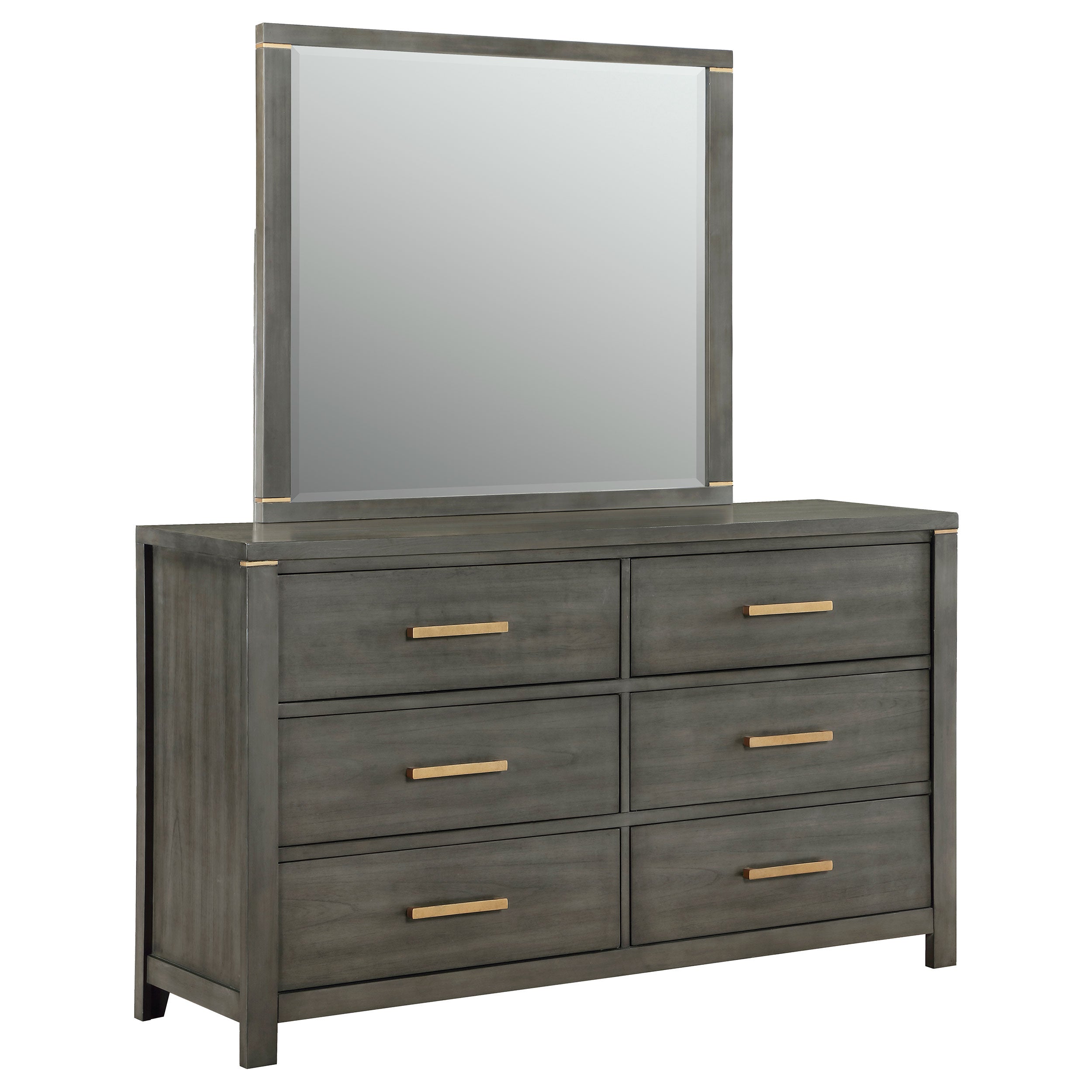 Kieran 6-drawer Dresser Grey