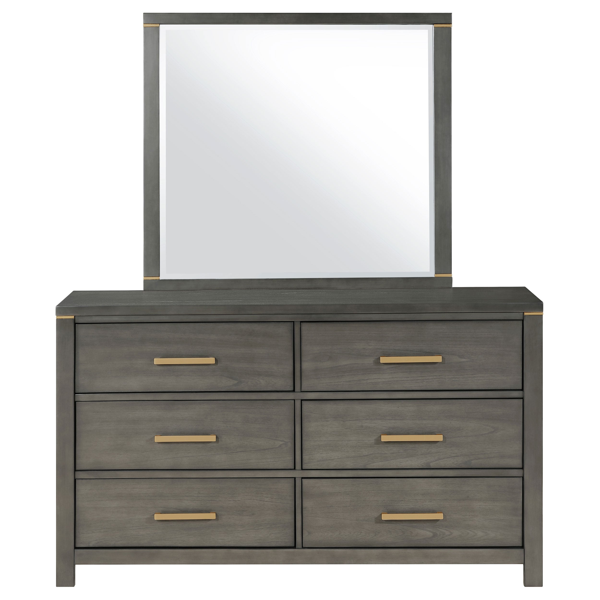 Kieran 6-drawer Dresser Grey