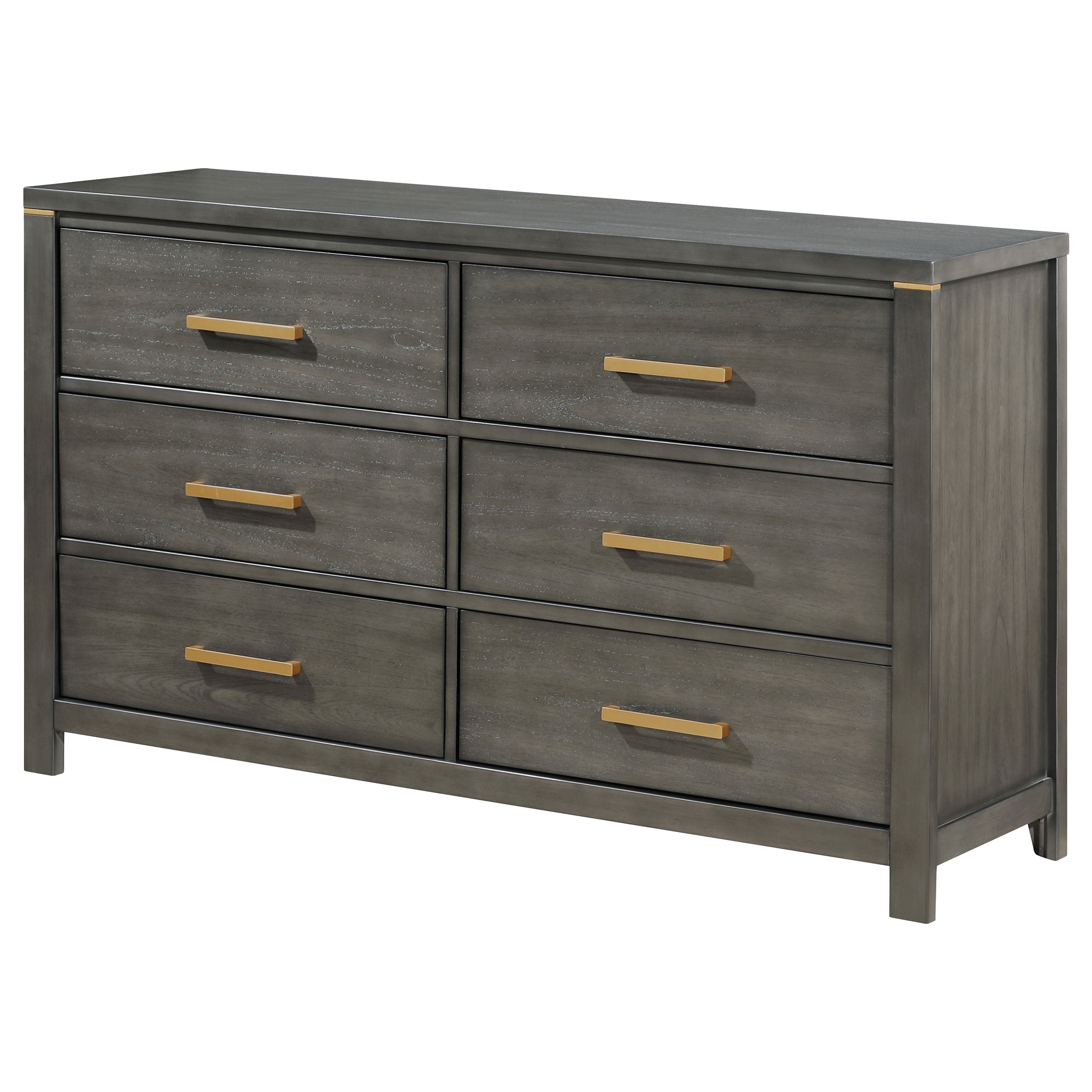 Kieran 6-drawer Dresser Grey