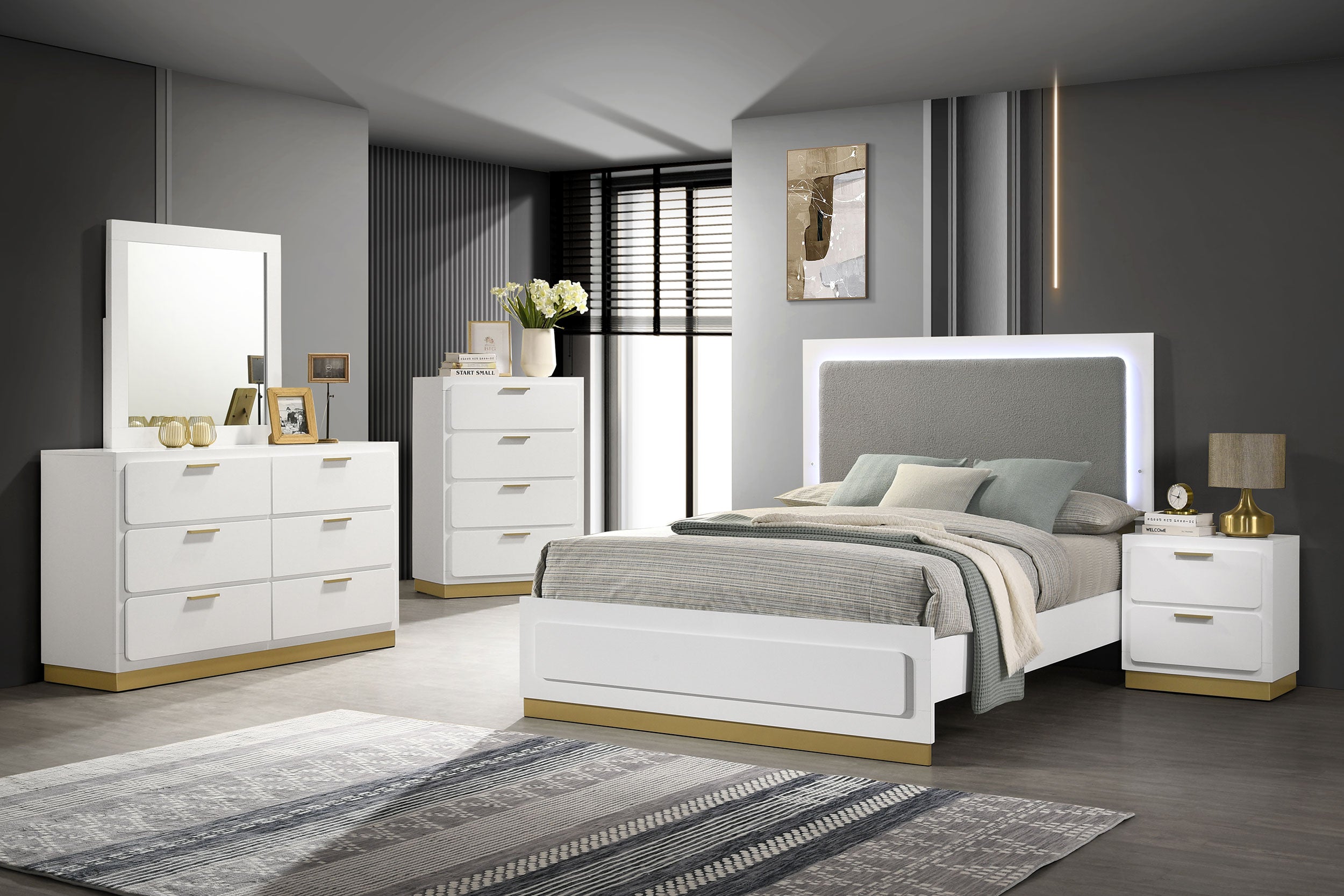 Caraway California King Bedroom Set Black