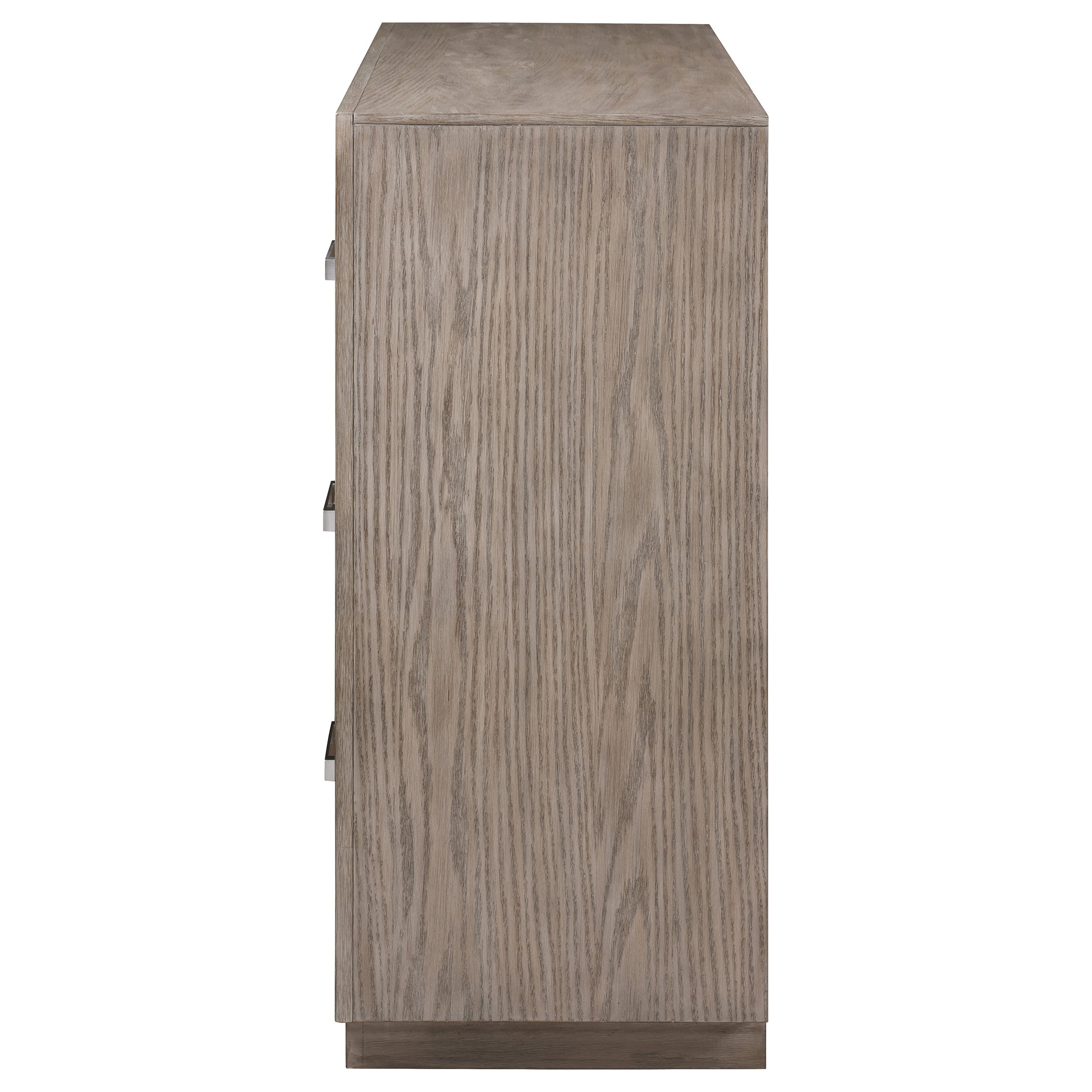 Kenora 6-drawer Dresser and Mirror Barley Brown