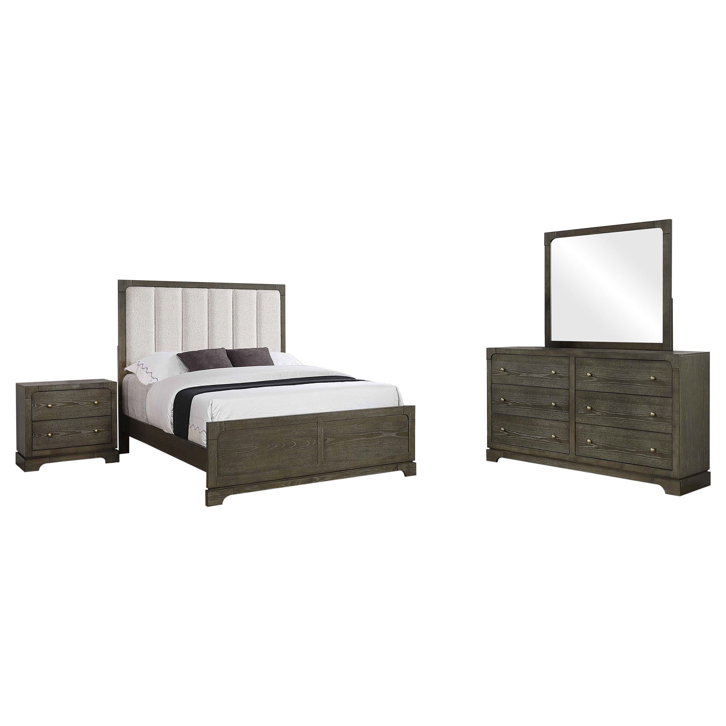 Gran Park  California King Bedroom Set Dark Cocoa