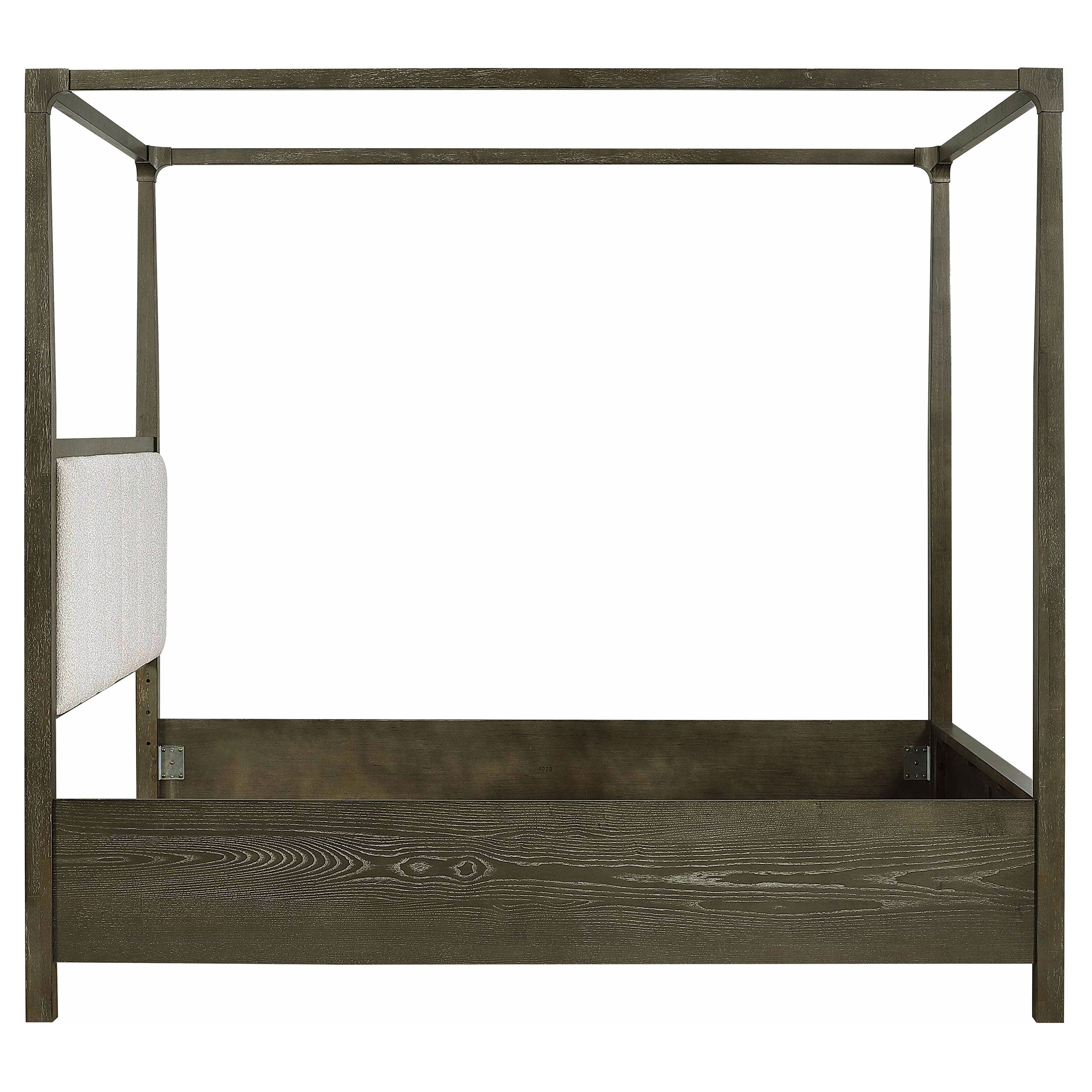 Gran Park California King Four Poster Canopy Bed Dark Cocoa
