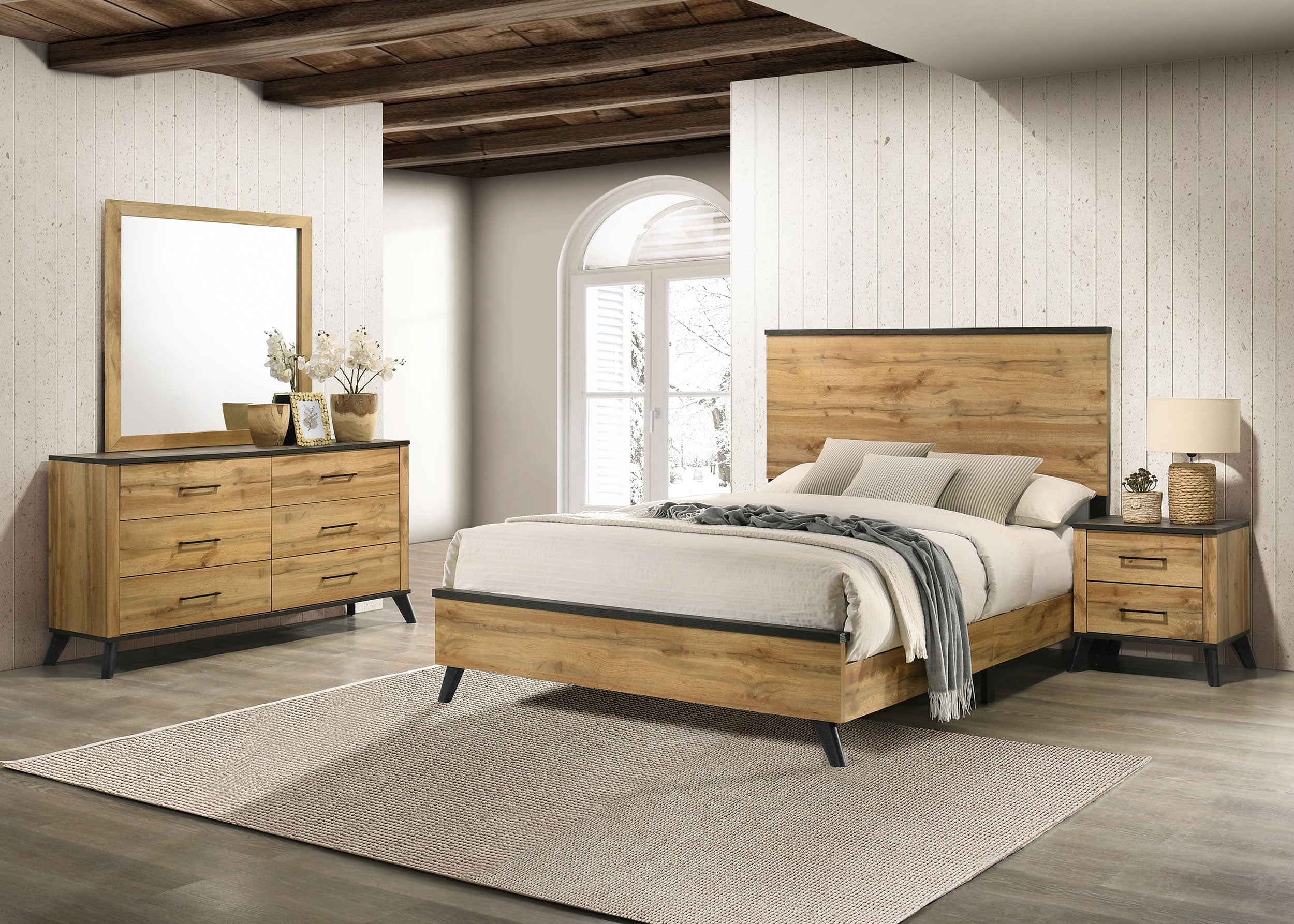 Kaywood Bedroom Set Natural Pine