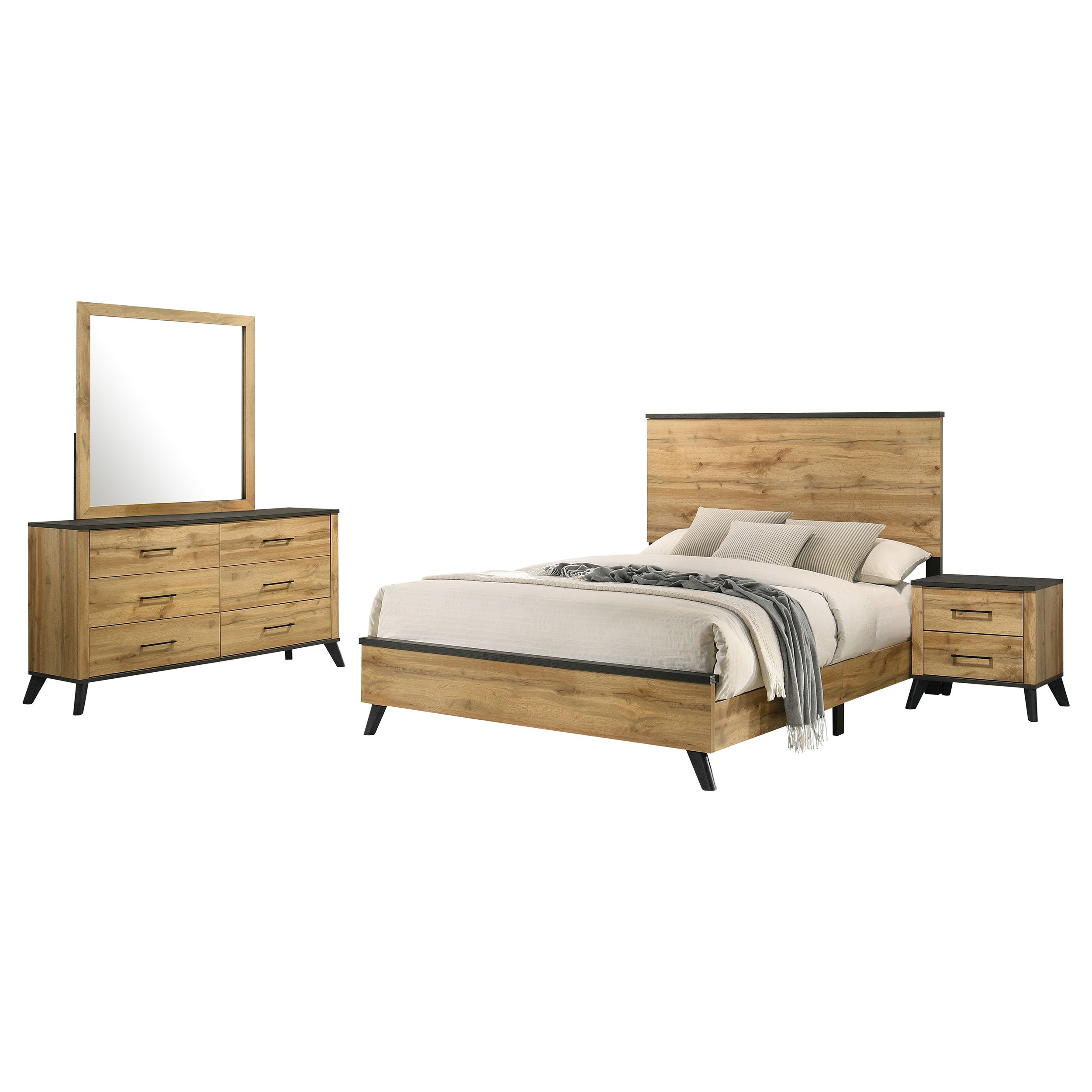 Kaywood Bedroom Set Natural Pine