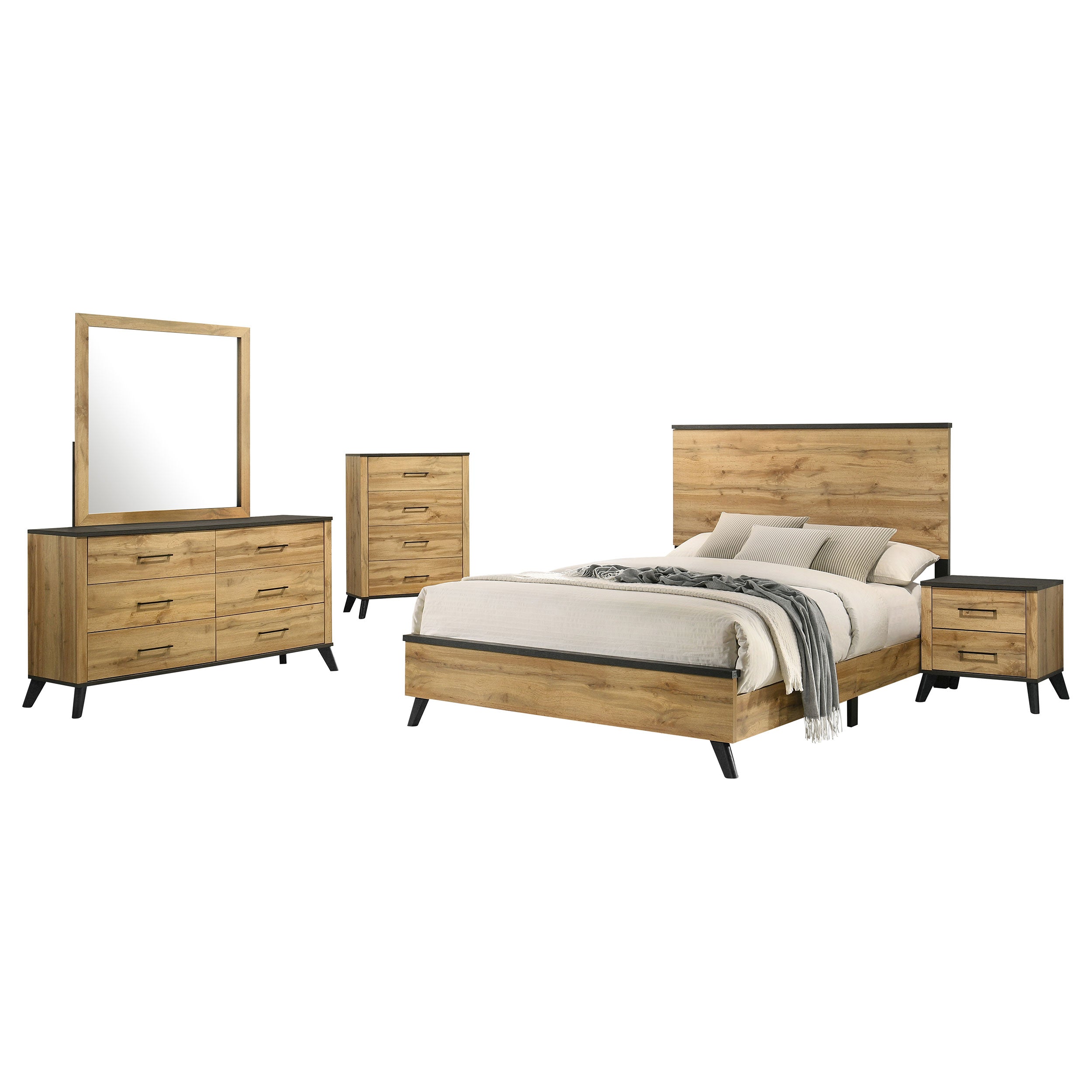 Kaywood Bedroom Set Natural Pine