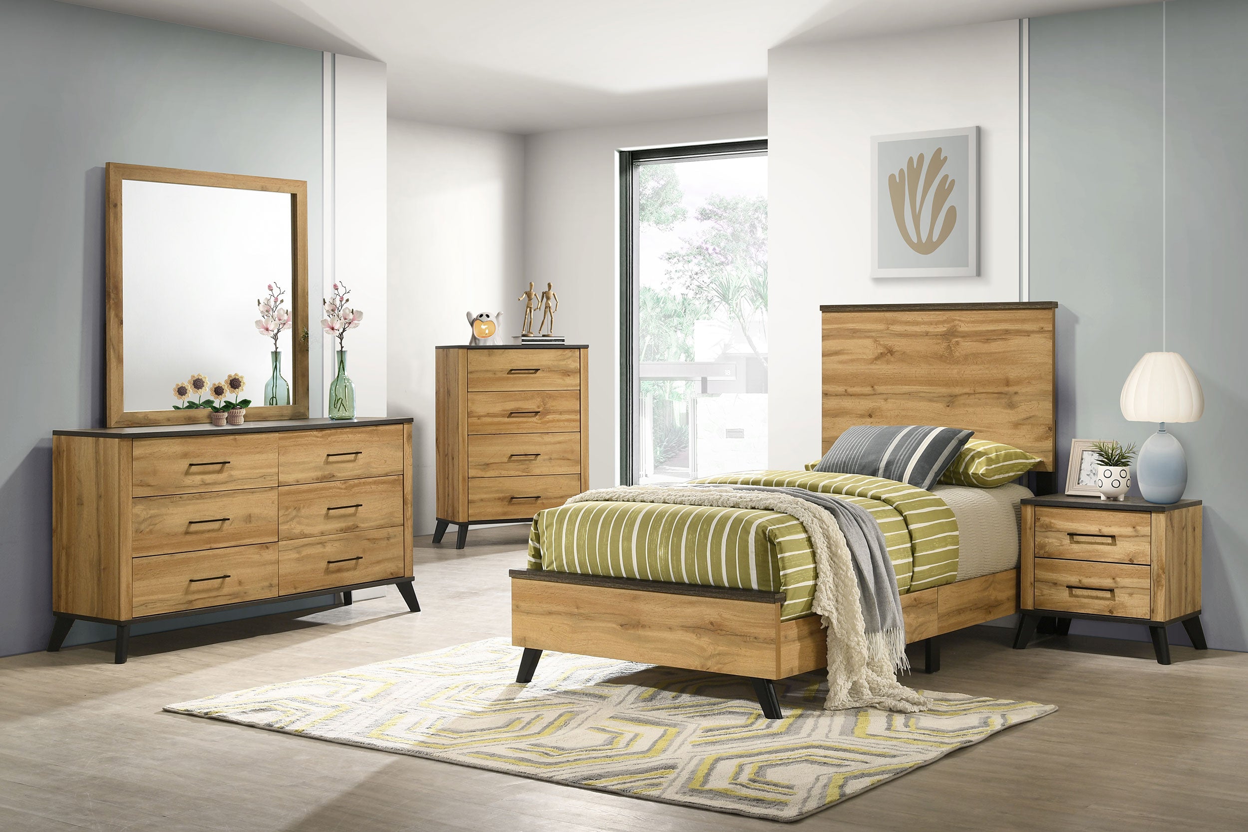 Kaywood Bedroom Set Natural Pine