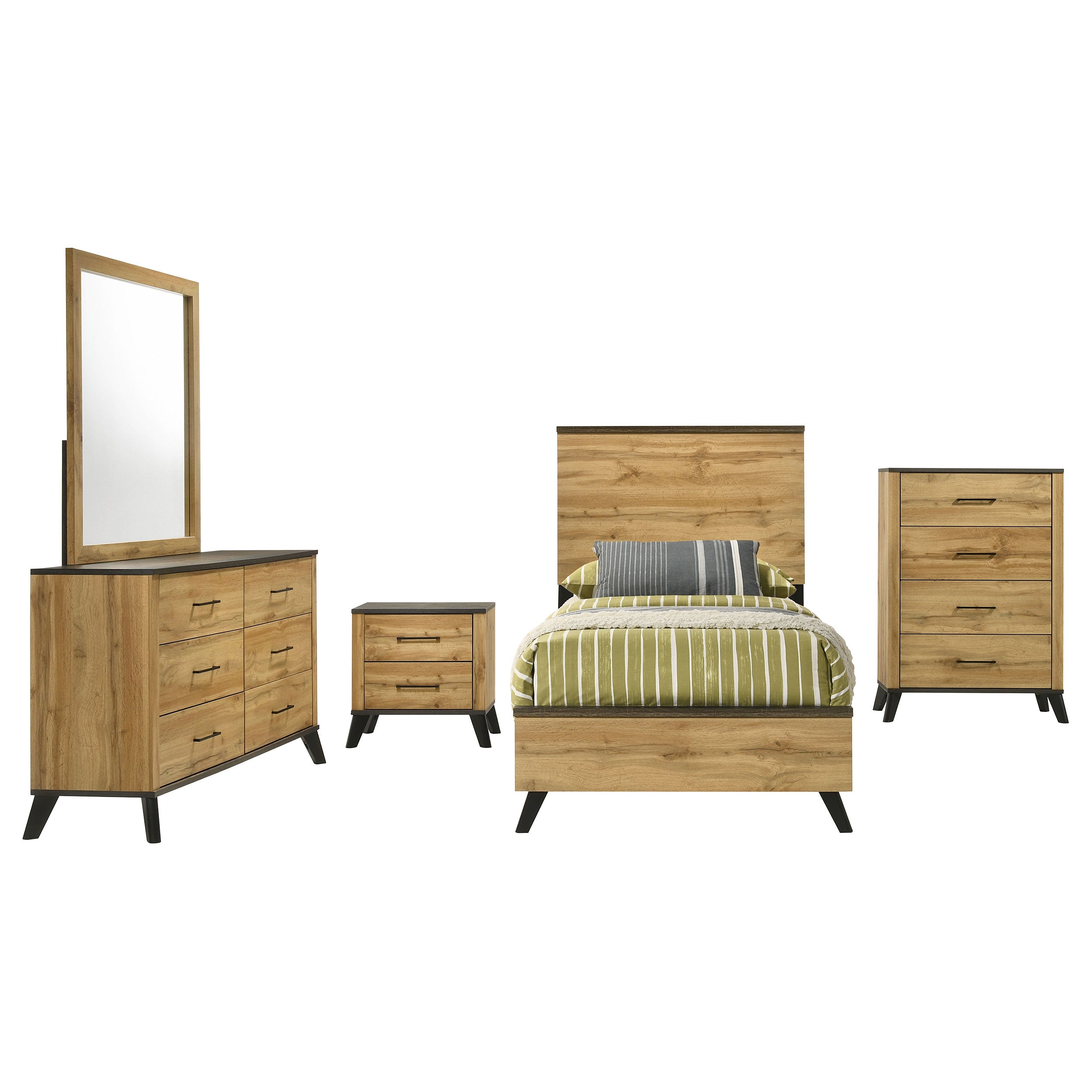 Kaywood Bedroom Set Natural Pine