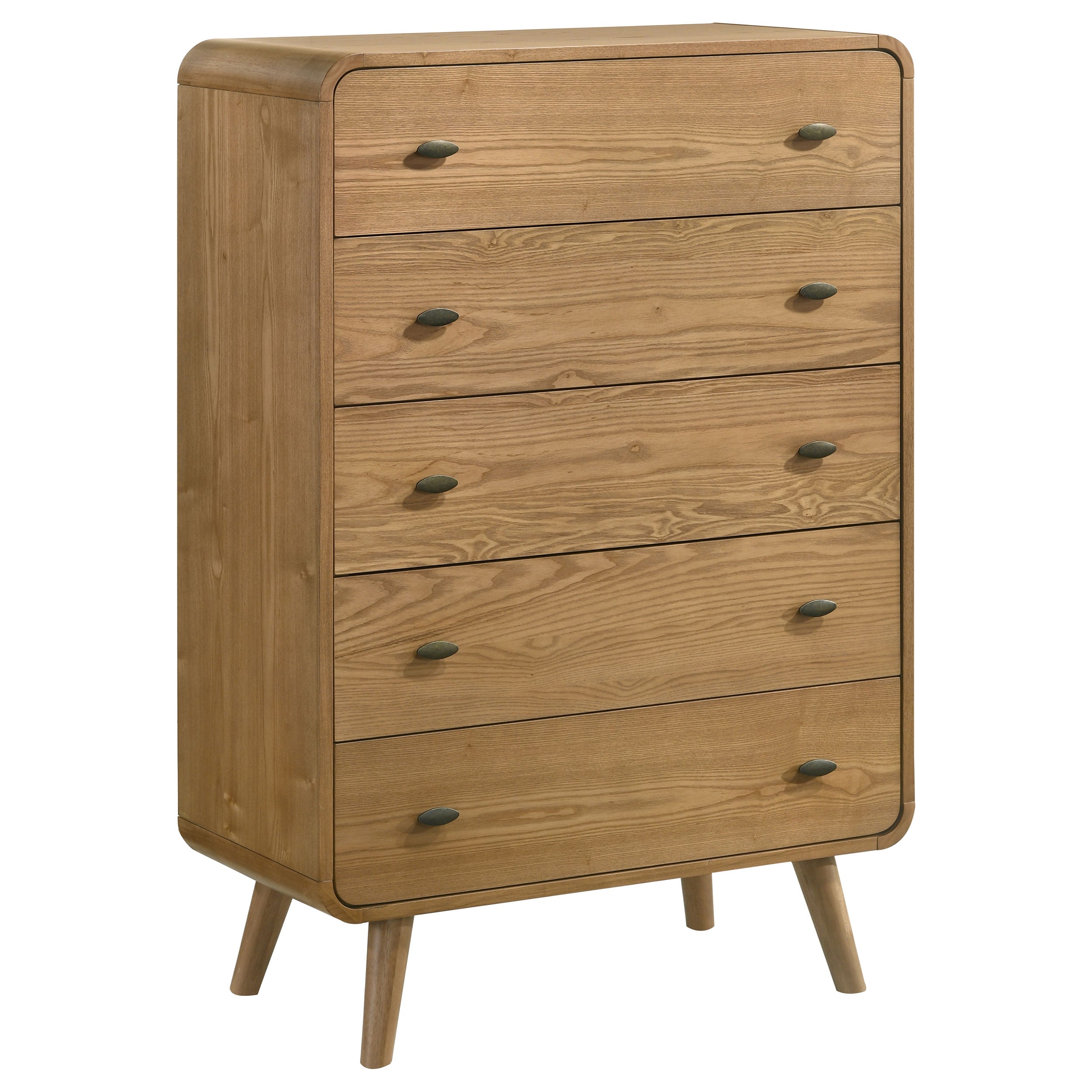 Robyn 5-drawer Bedroom Chest of Drawers Dark Walnut