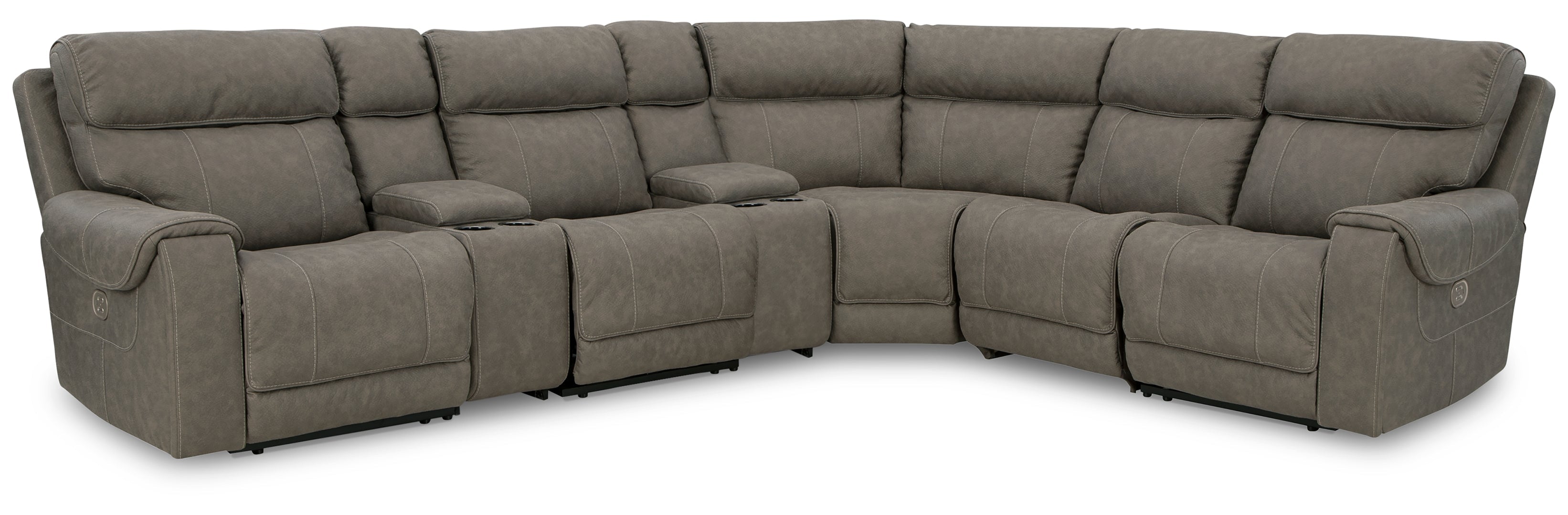 Starbot Power Reclining Sectional with Console