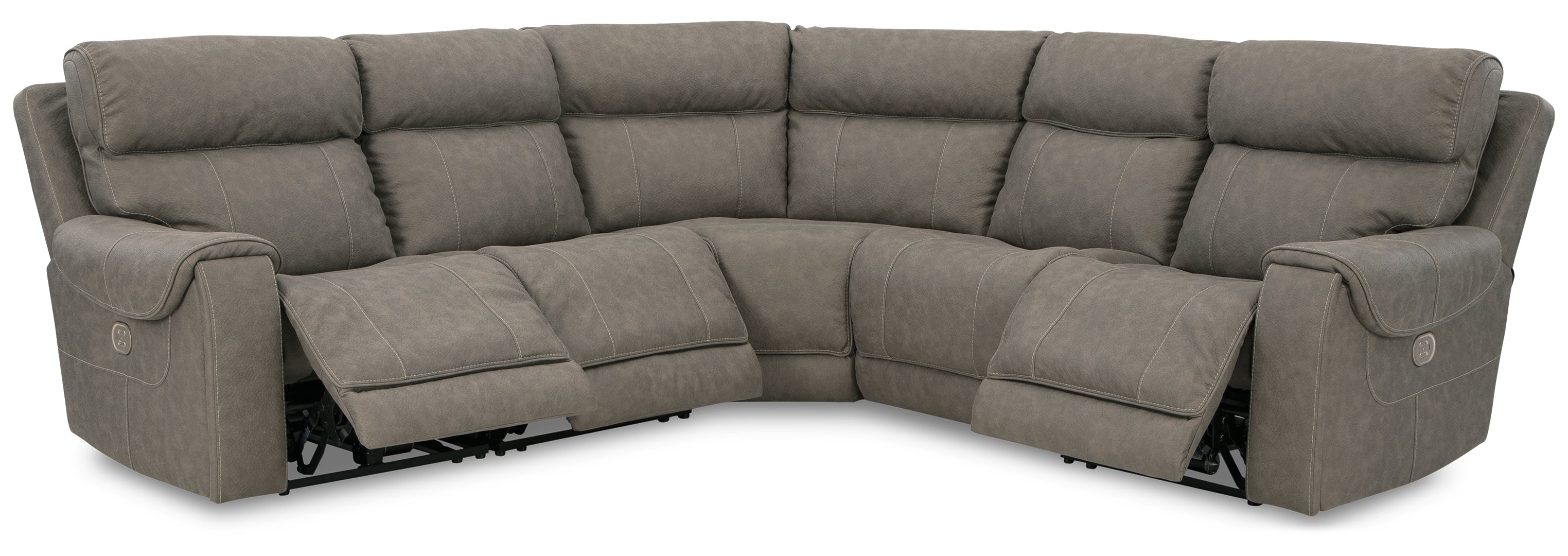 Starbot Power Reclining Sectional with Console