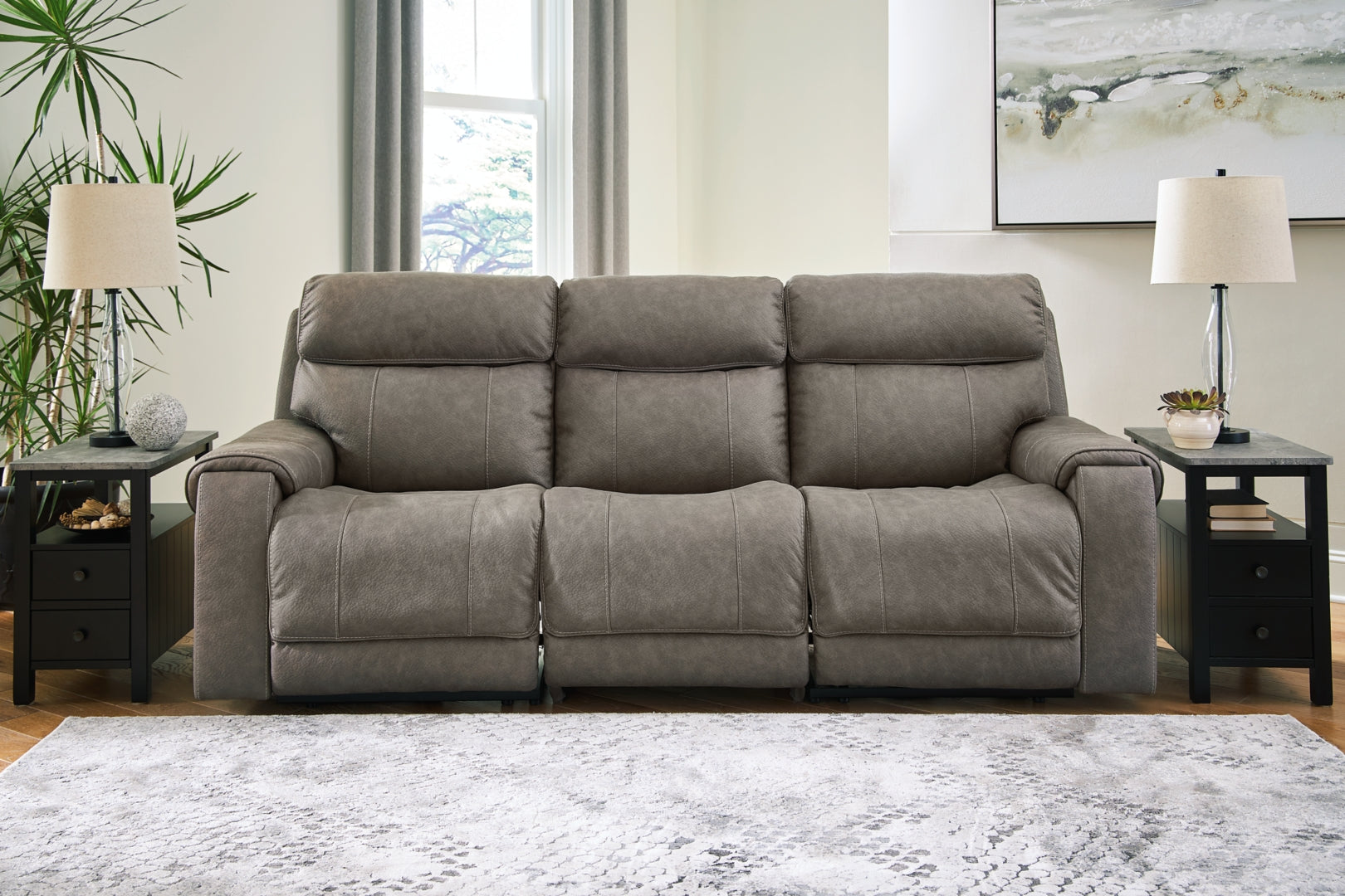 Starbot Power Reclining Sectional with Console