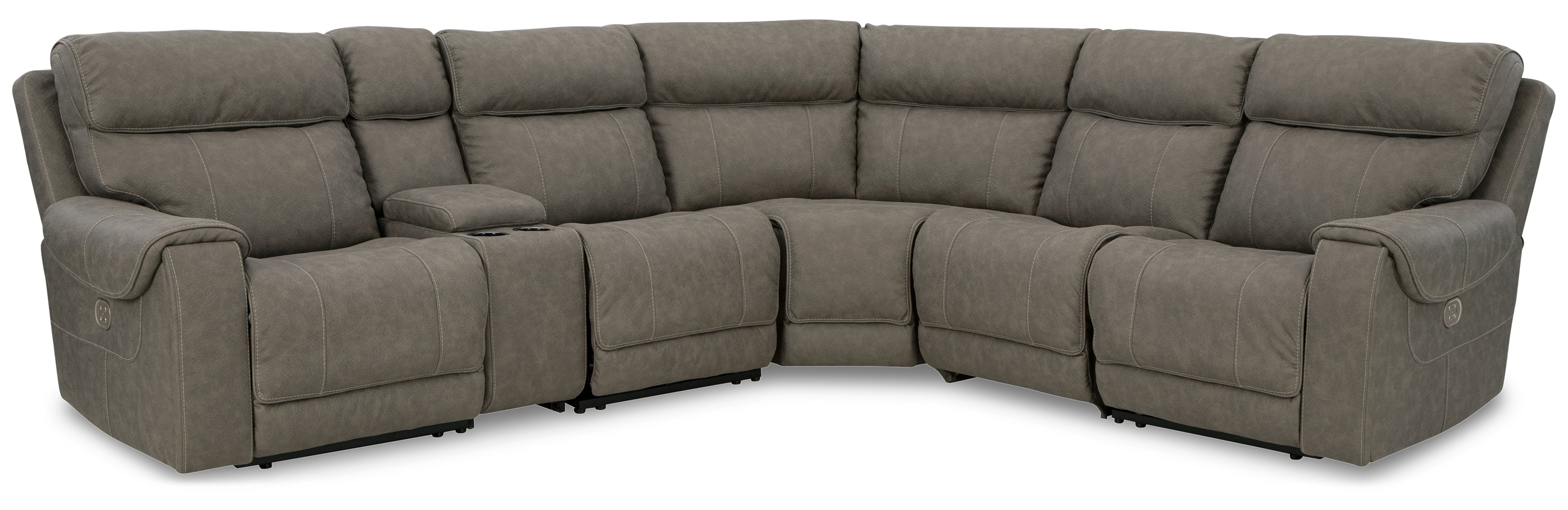 Starbot Power Reclining Sectional with Console