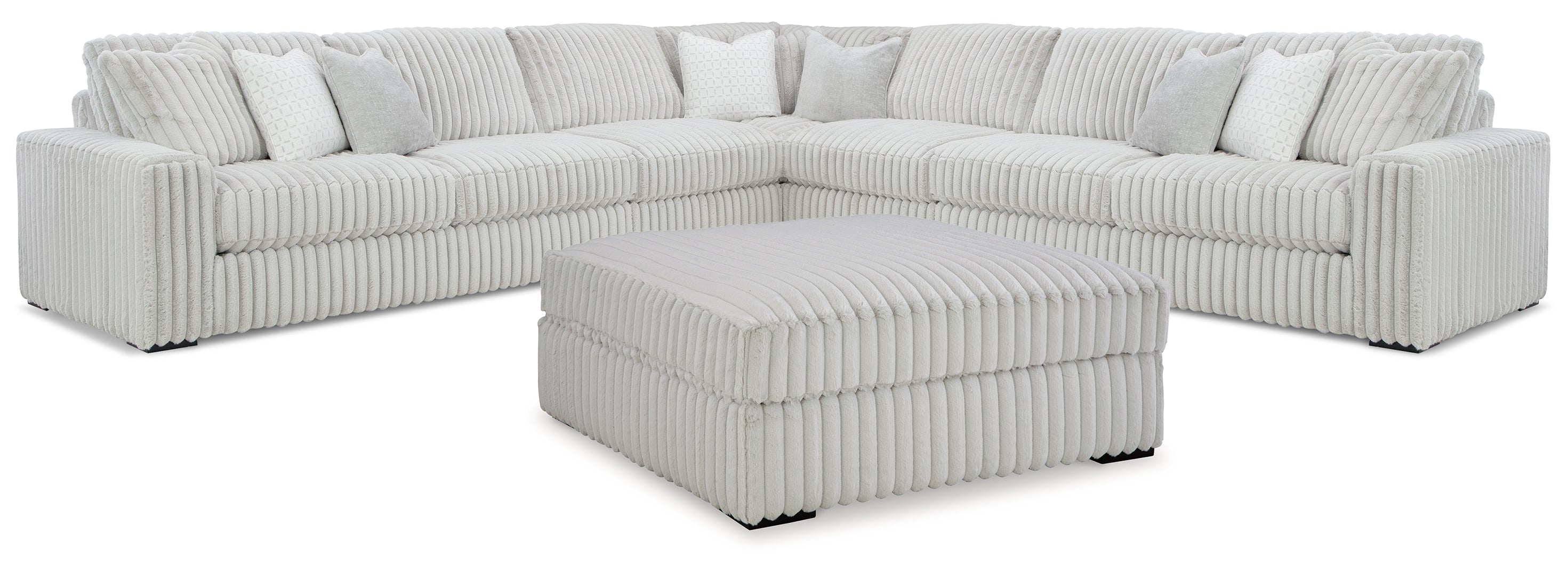 Stupendous Sectional with Ottoman (Customizable)