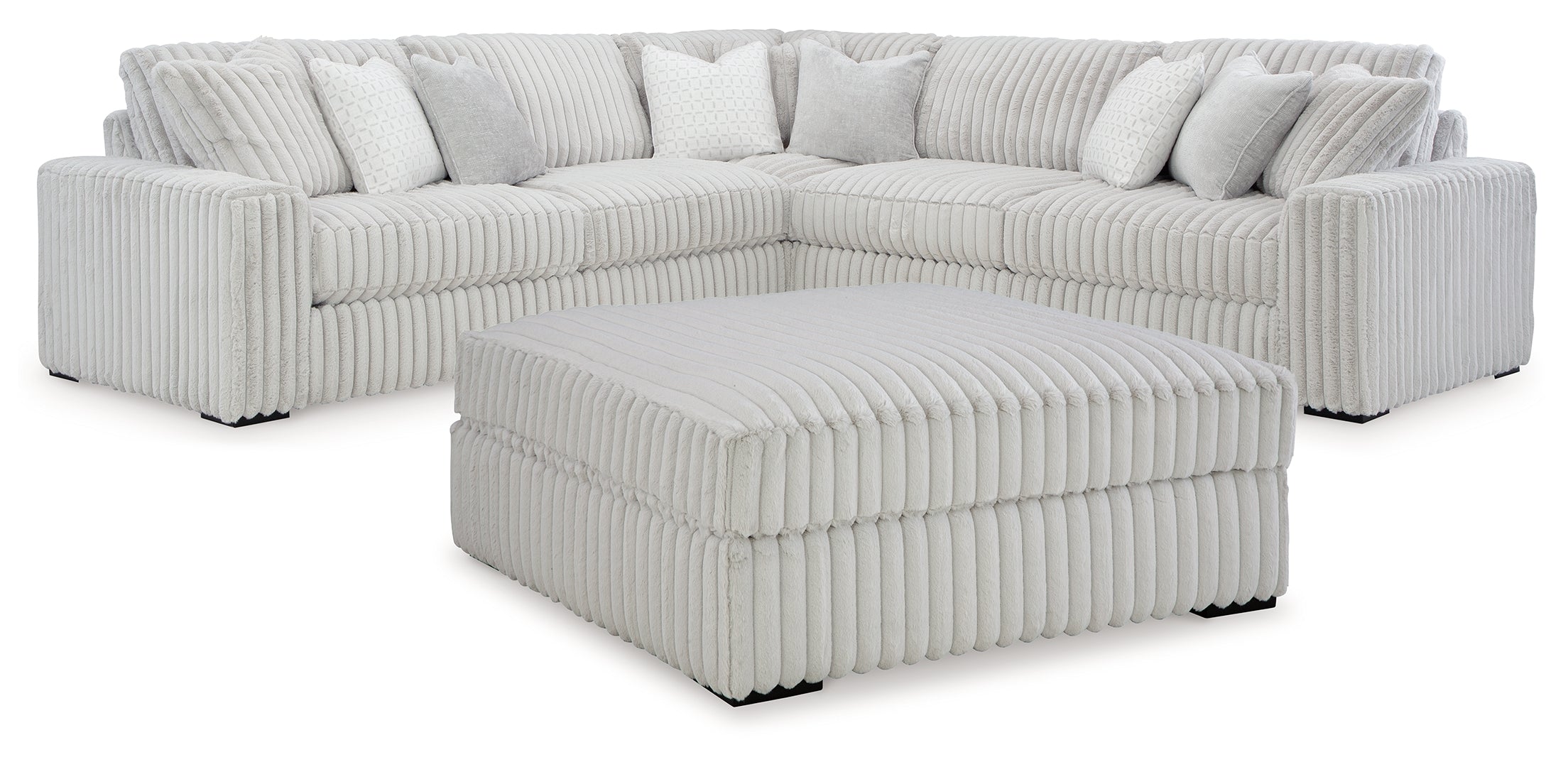 Stupendous Sectional with Ottoman (Customizable)