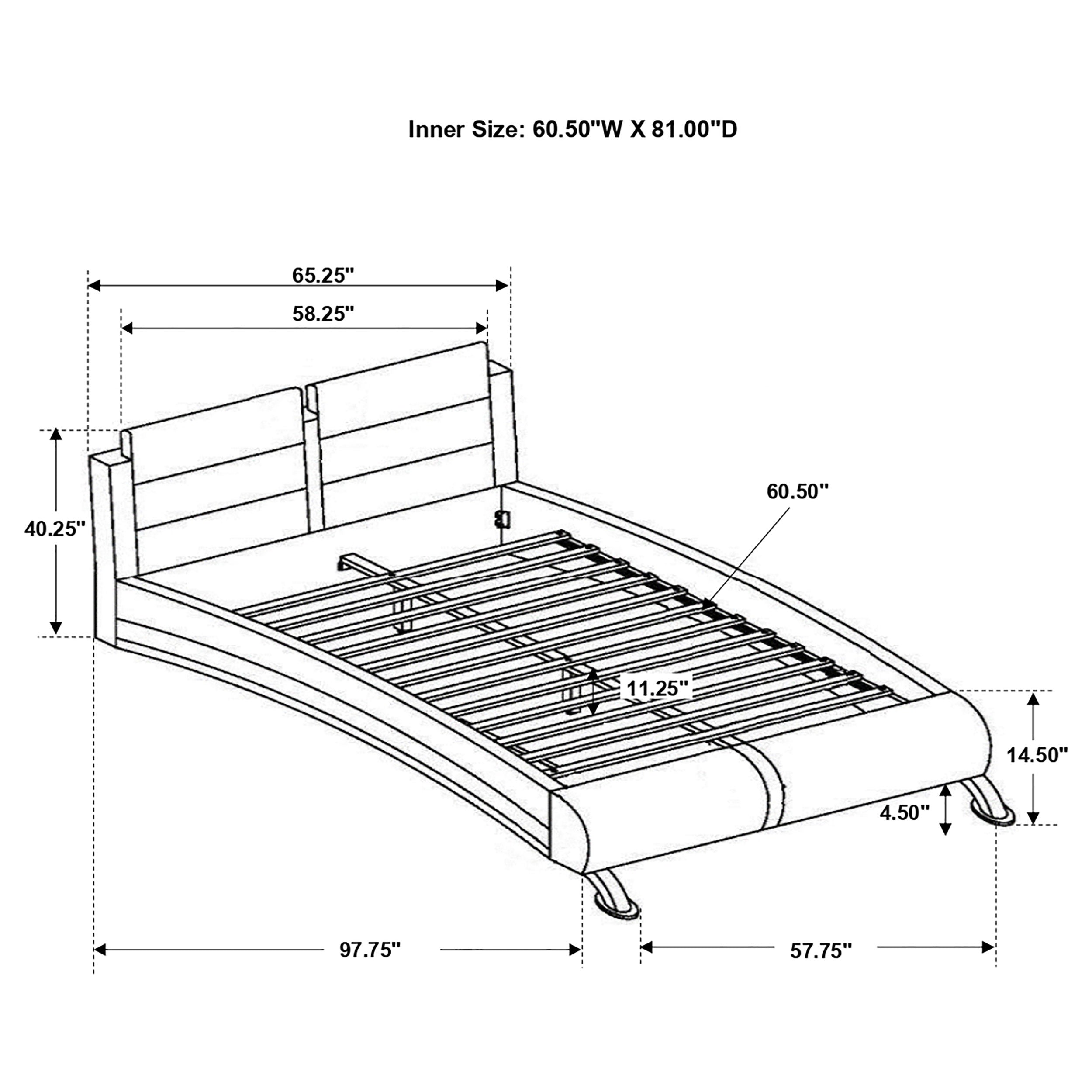Jeremaine Upholstered California King Sleigh Bed White