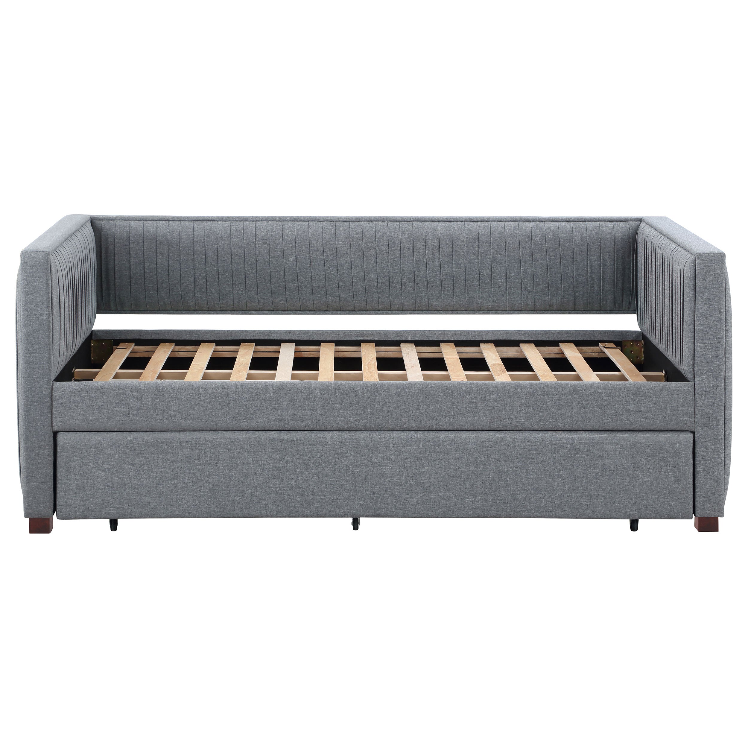 Brodie Upholstered Daybed with Trundle Grey