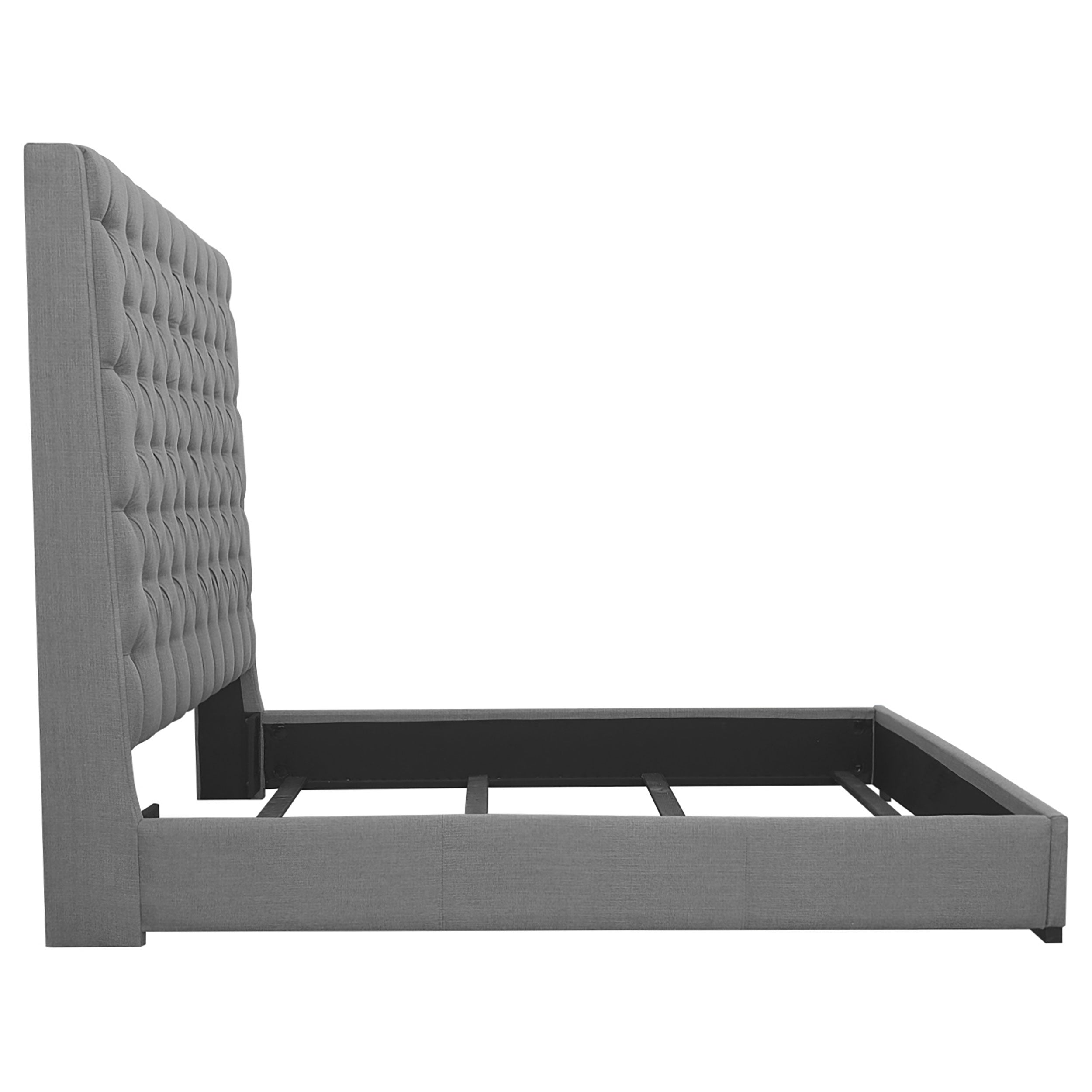 Camille California King Bedroom Set Metallic Mercury