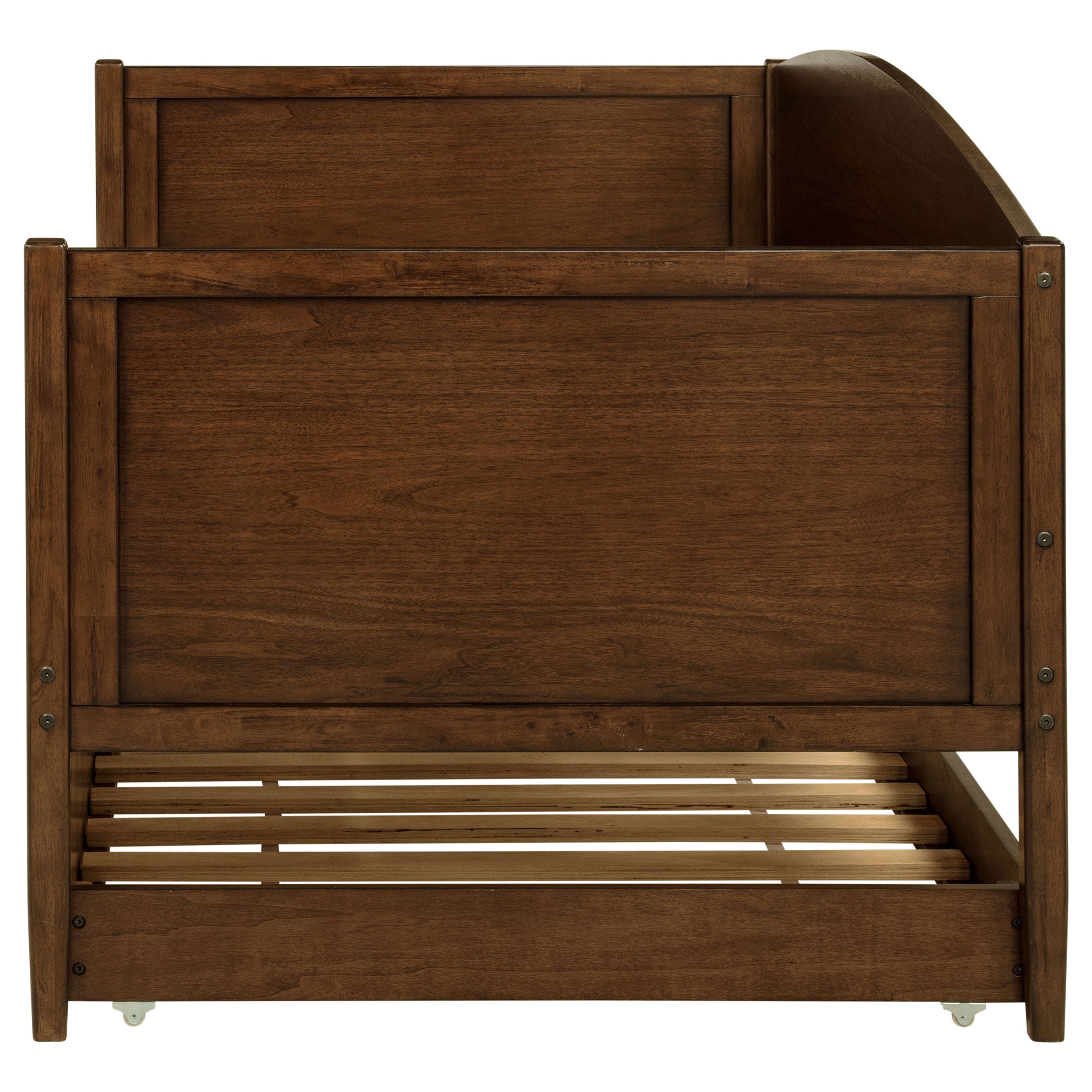 Bozeman Wood Daybed With Trundle Medium Walnut