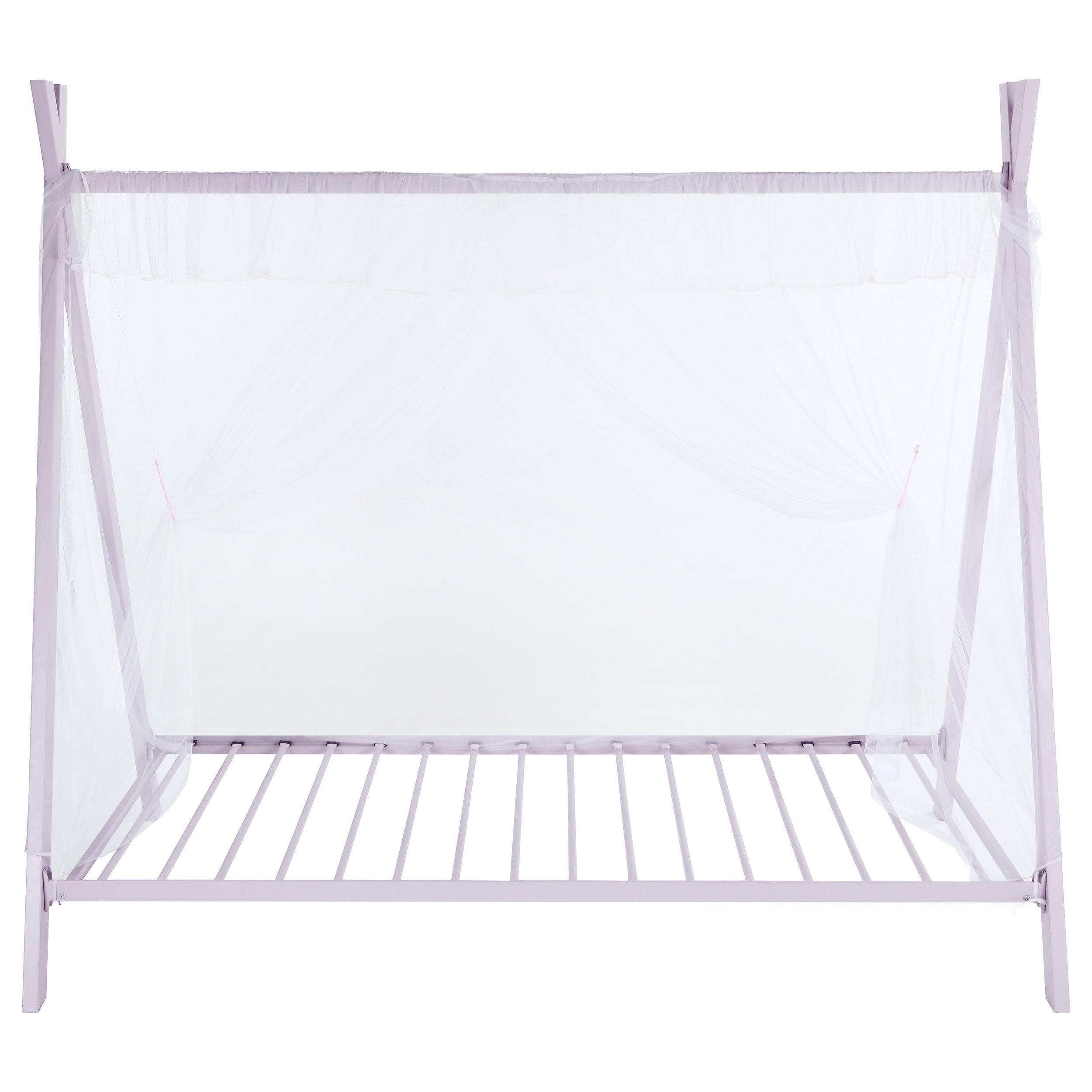 Fultonville Metal Tent Bed Pink