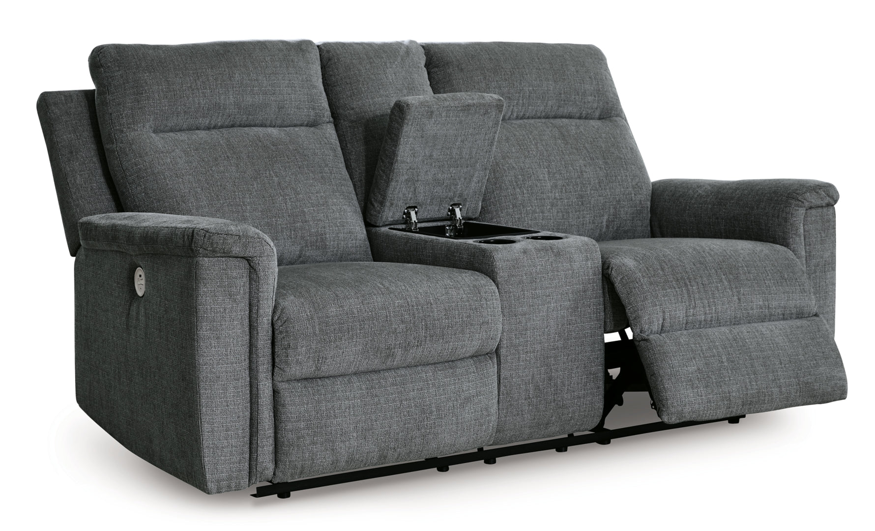 Barnsana Power Reclining Loveseat w/Console