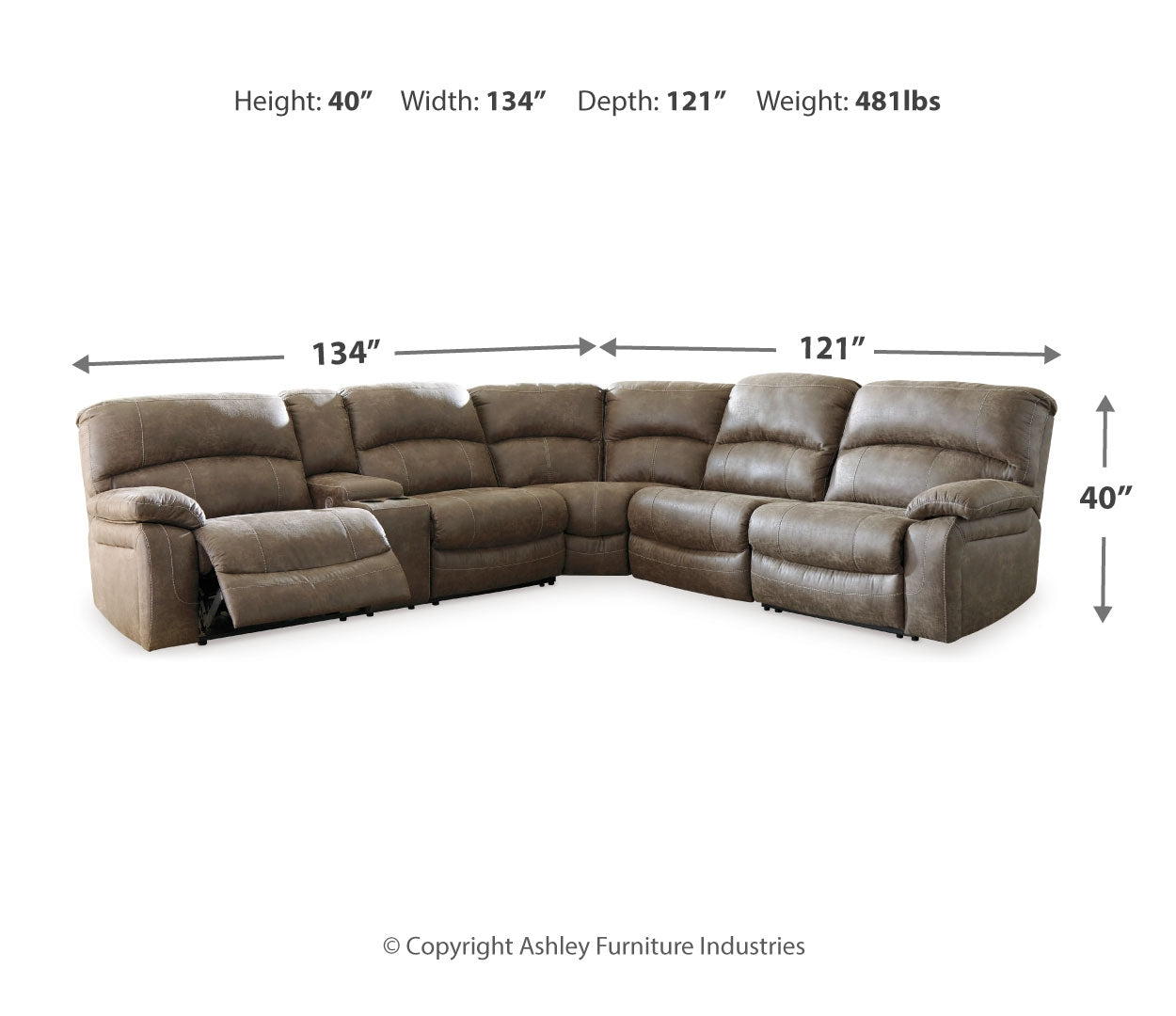 Segburg Power Reclining Sectional