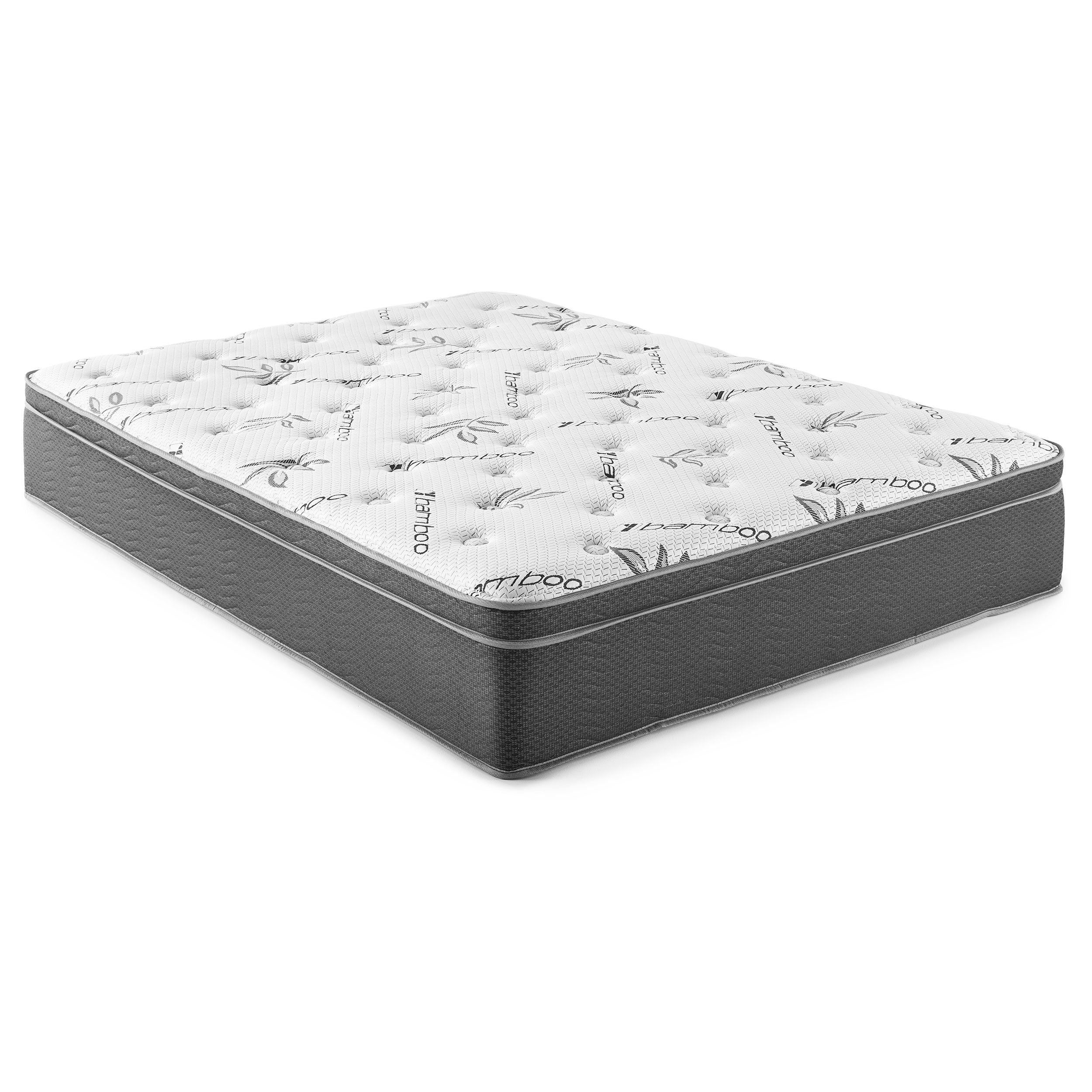 Sommet 13-inch Bamboo Euro Top Memory Foam Hybrid Mattress