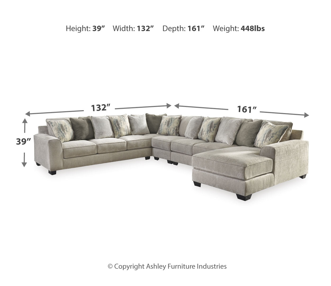 Ardsley 4-5 Piece Sectional with Chaise