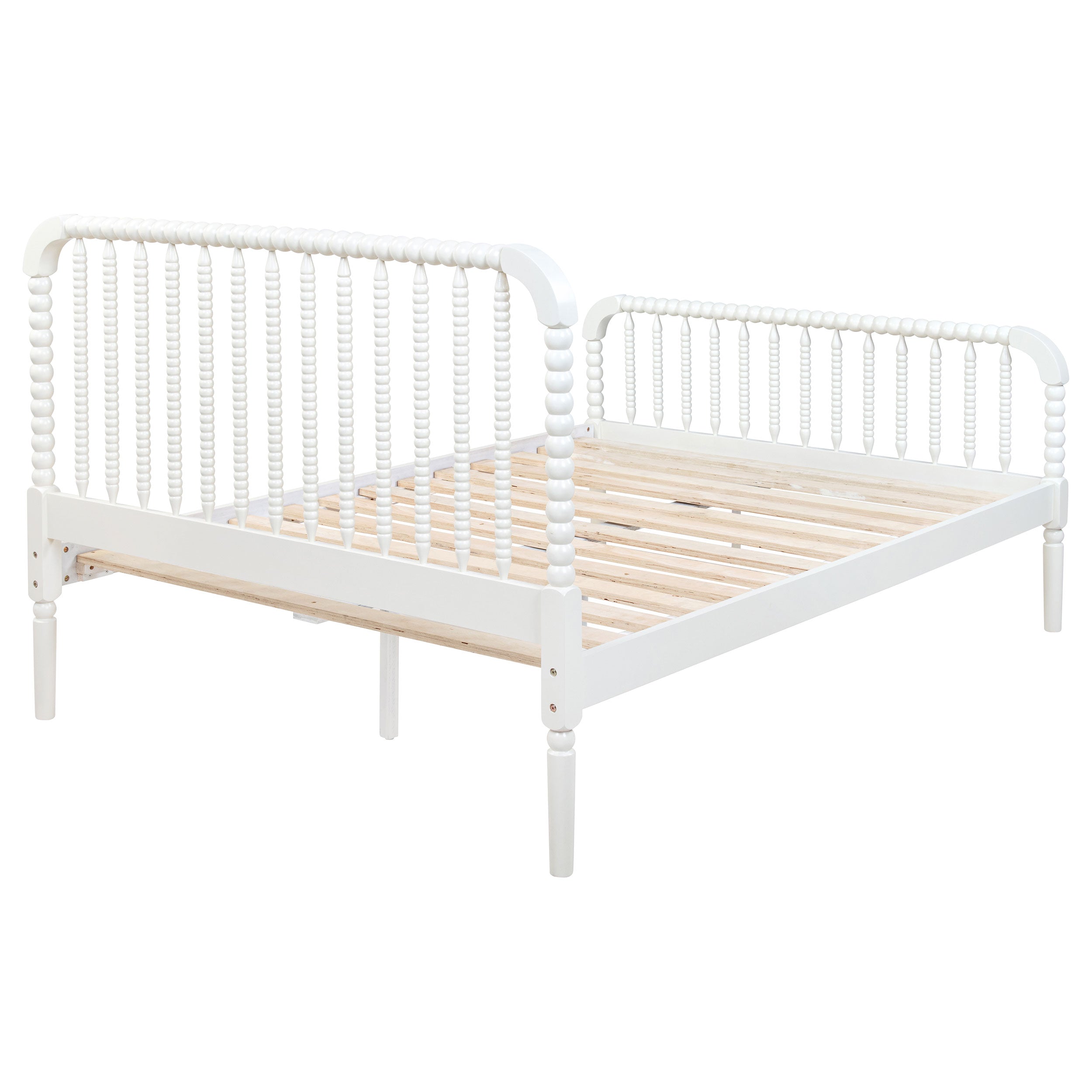 Jones Wood Open Frame Bed White