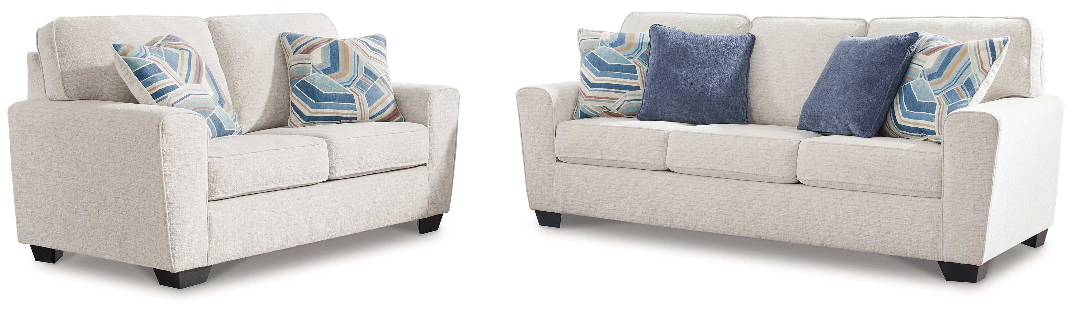 Cashton Sofa and Loveseat Chair and Ottoman