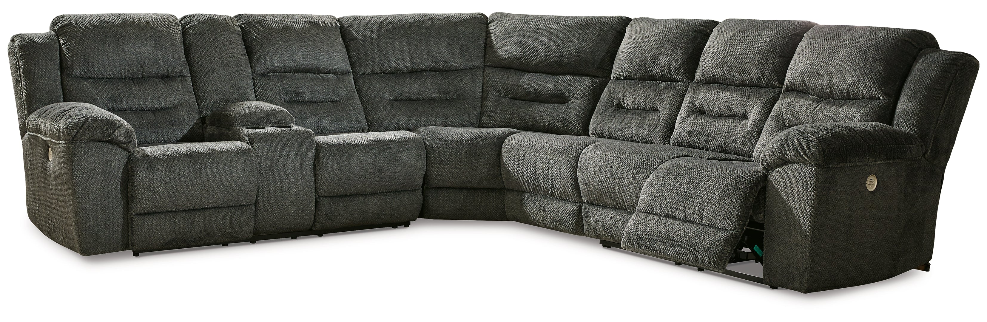 Nettington 4-Piece Fabric Power Reclining Sectional
