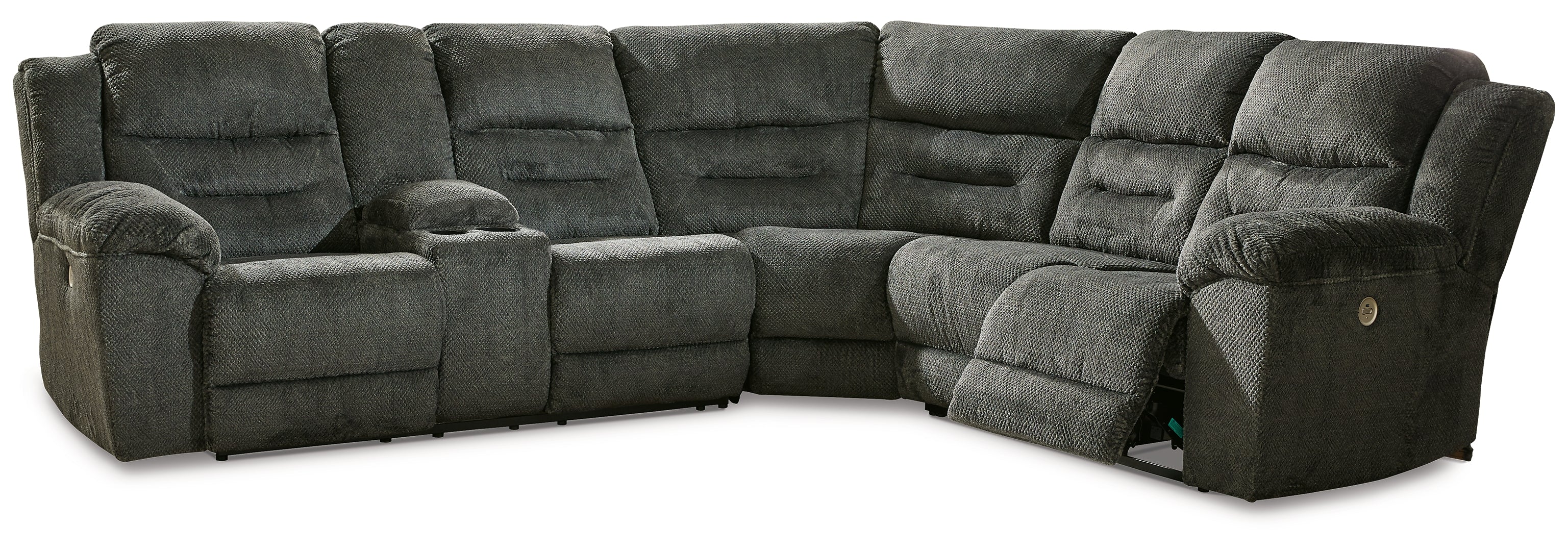 Nettington 4-Piece Fabric Power Reclining Sectional
