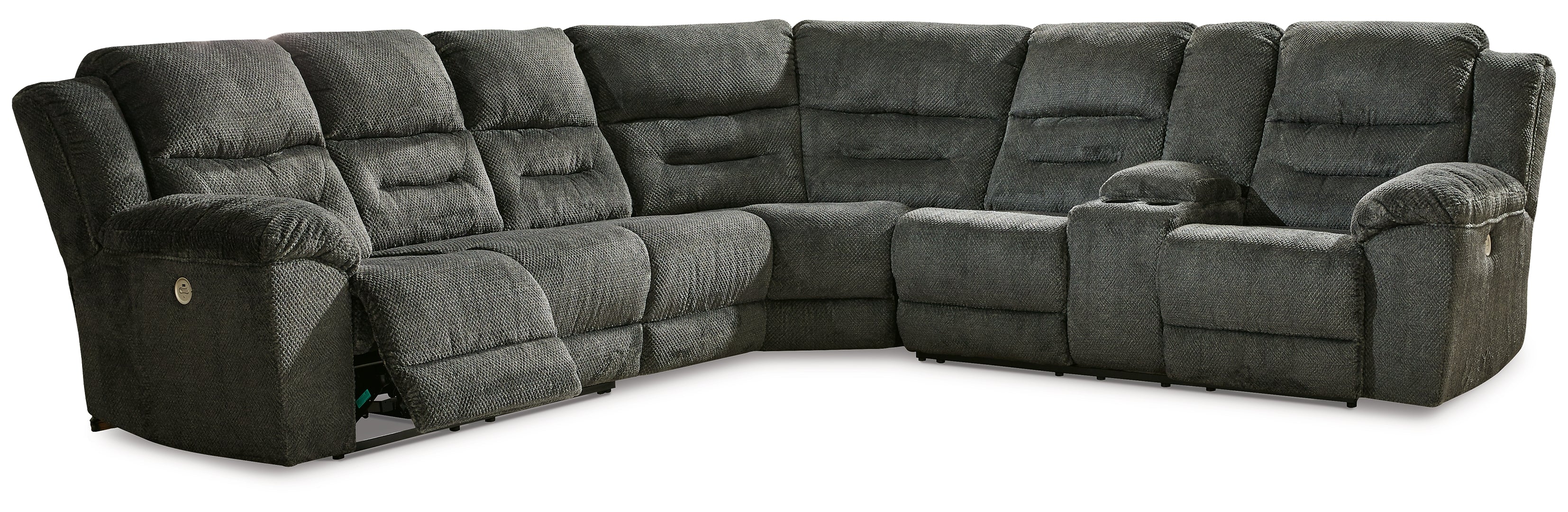 Nettington 4-Piece Fabric Power Reclining Sectional