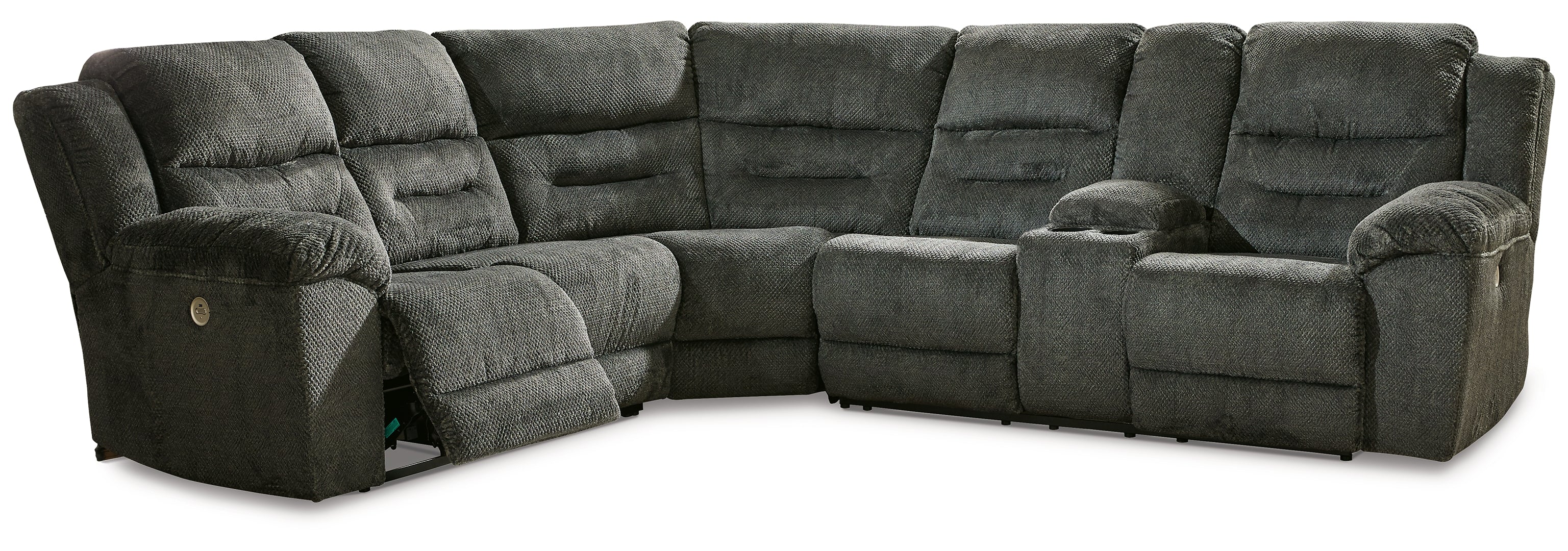 Nettington 4-Piece Fabric Power Reclining Sectional