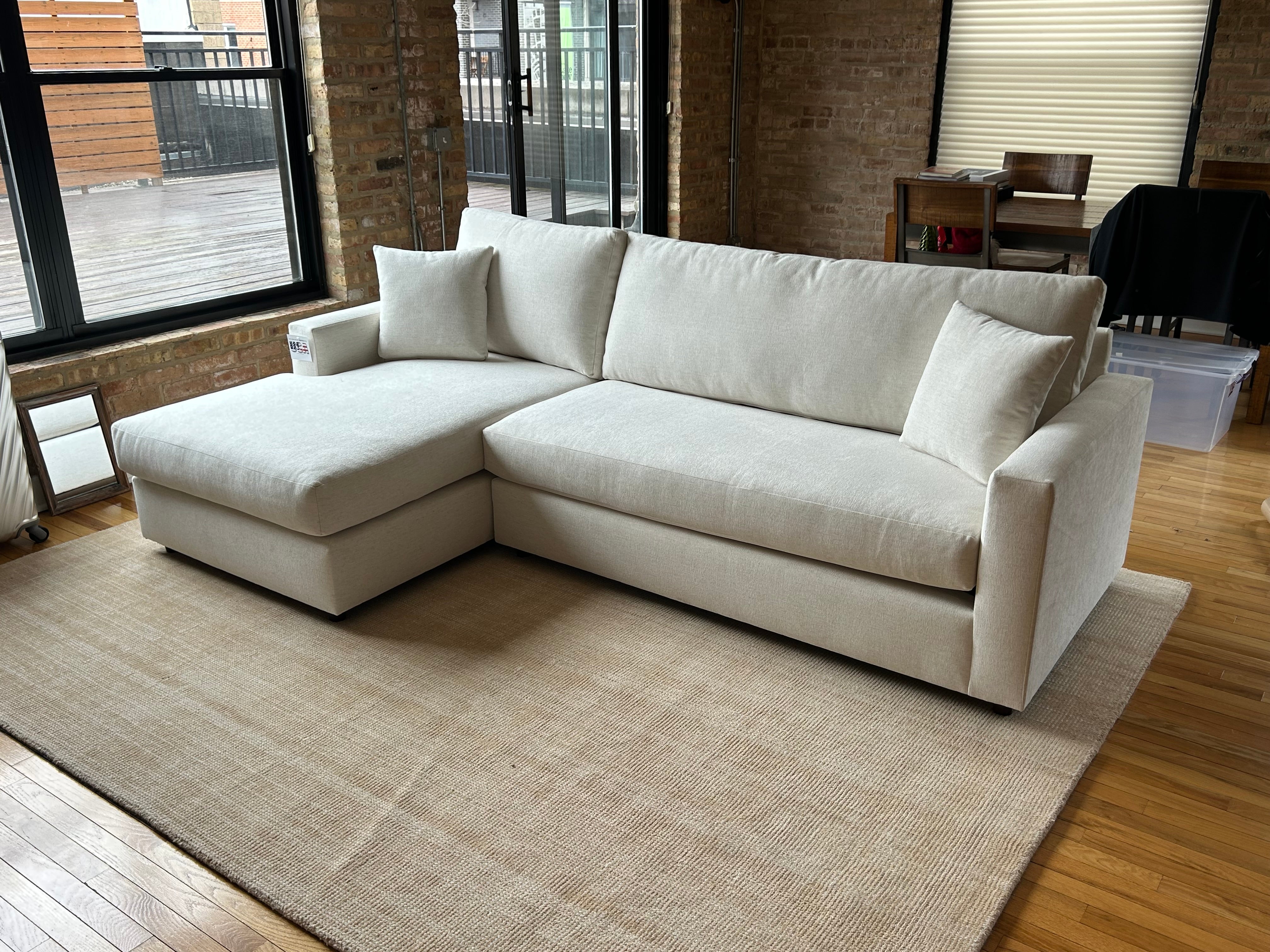 Ashland 2-Piece Bench-Seat Sectional Sofa