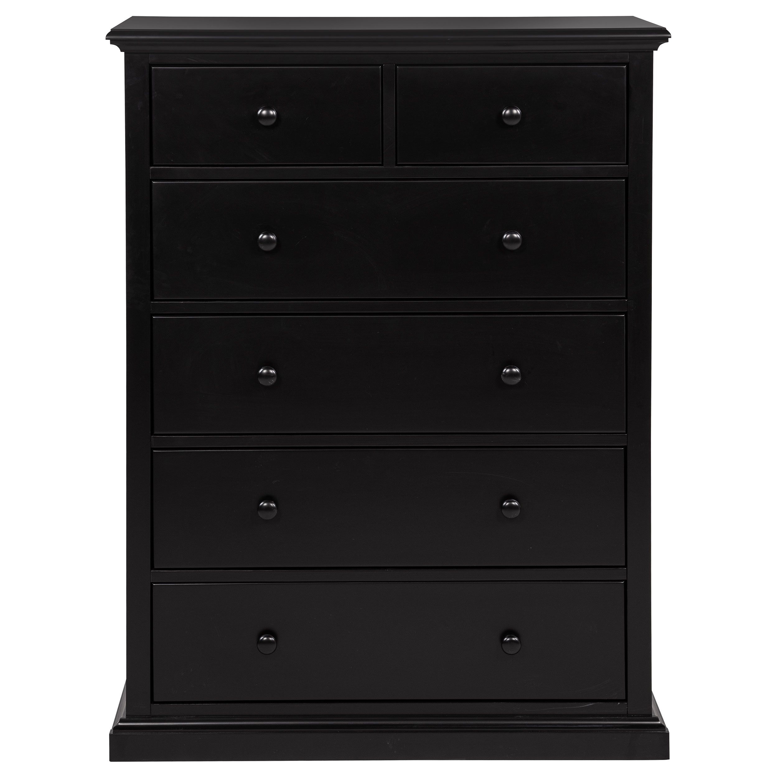 Sumerlin 6-drawer Bedroom Chest of Drawers Black