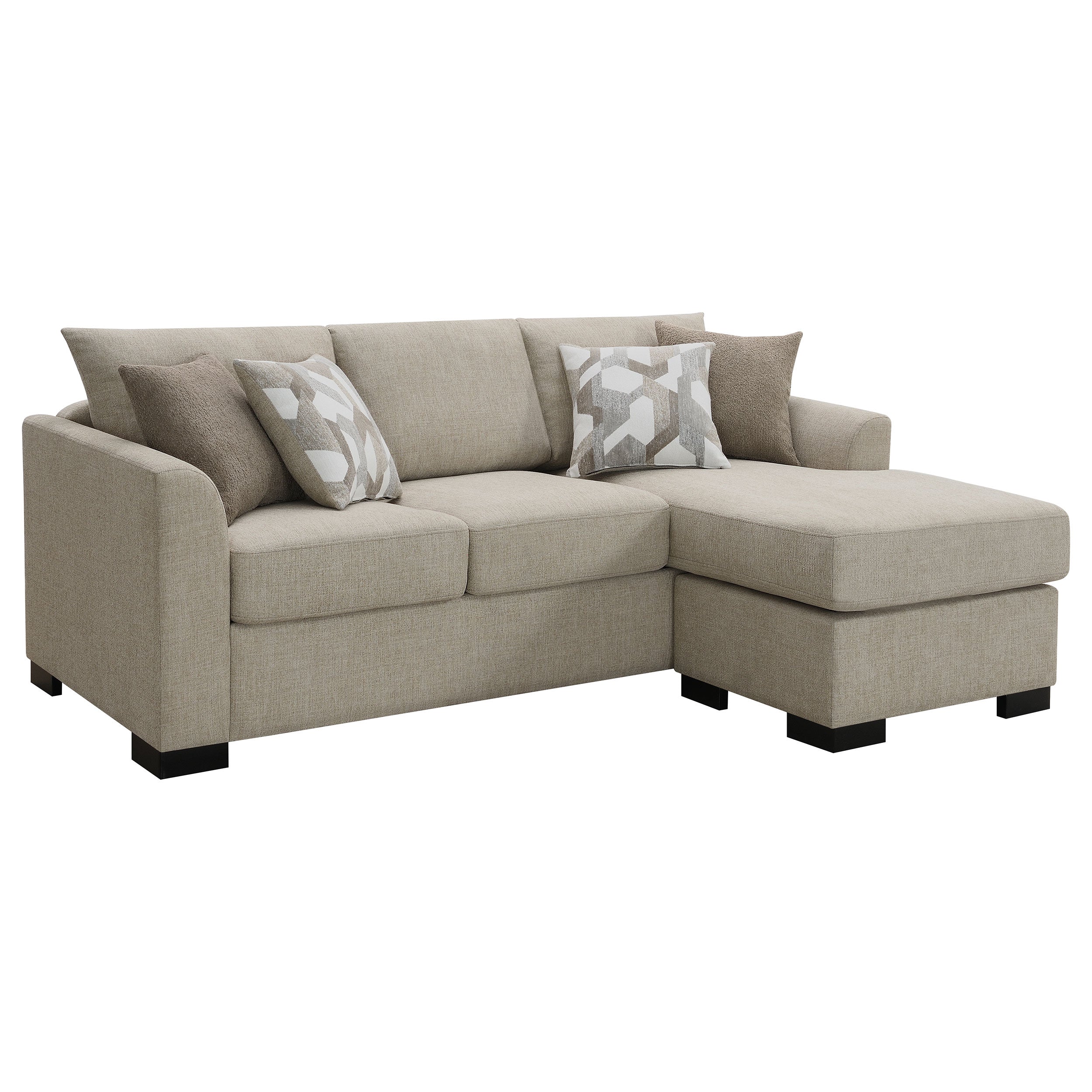 Storey Sleeper Sectional Chaise Sofa (3 Colors)