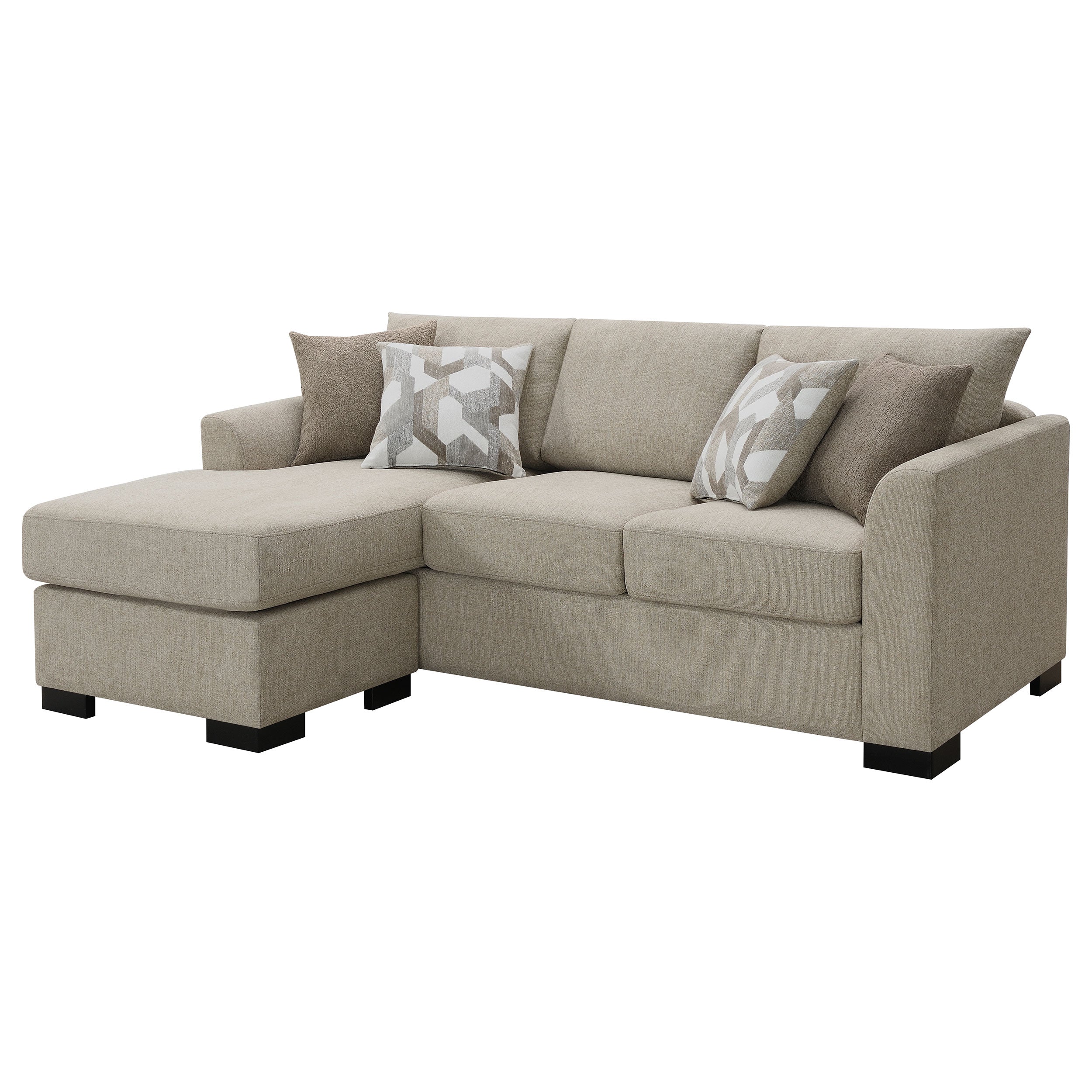 Storey Sleeper Sectional Chaise Sofa (3 Colors)