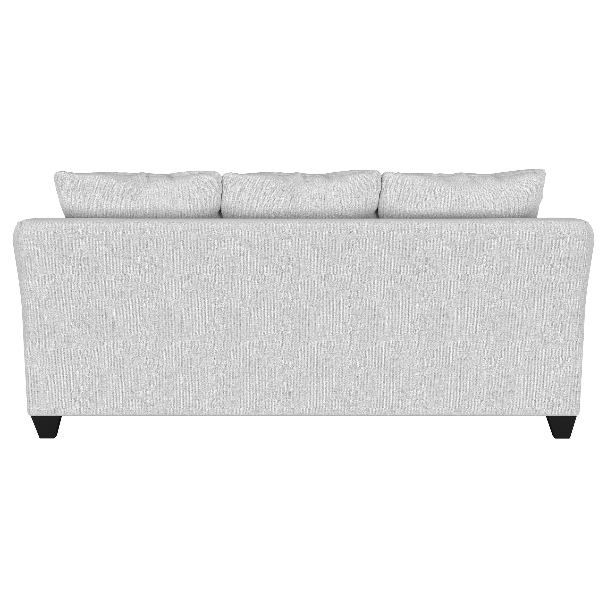 Salizar Upholstered Flared Arm Sofa Charcoal Grey