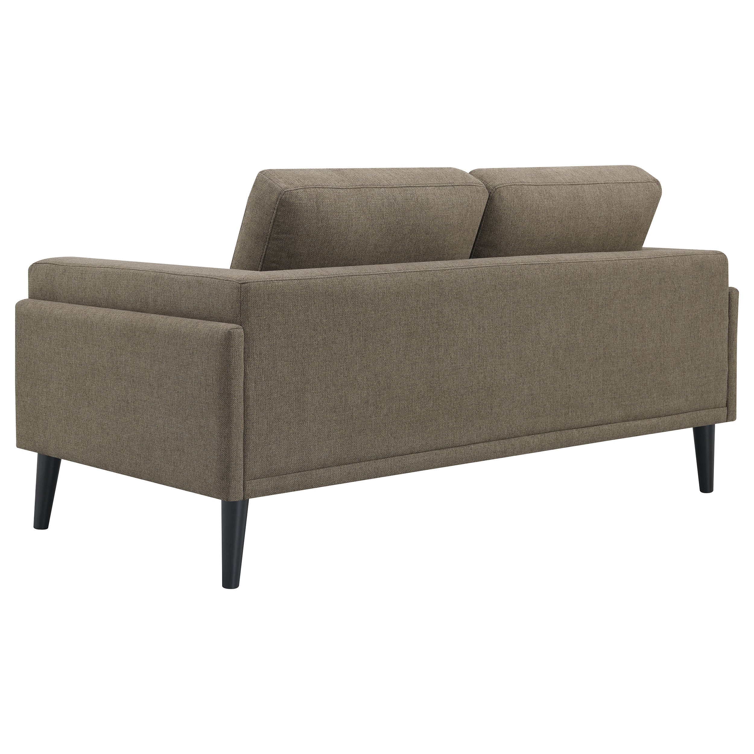 Rilynn Upholstered Track Arm Sofa Set Brown